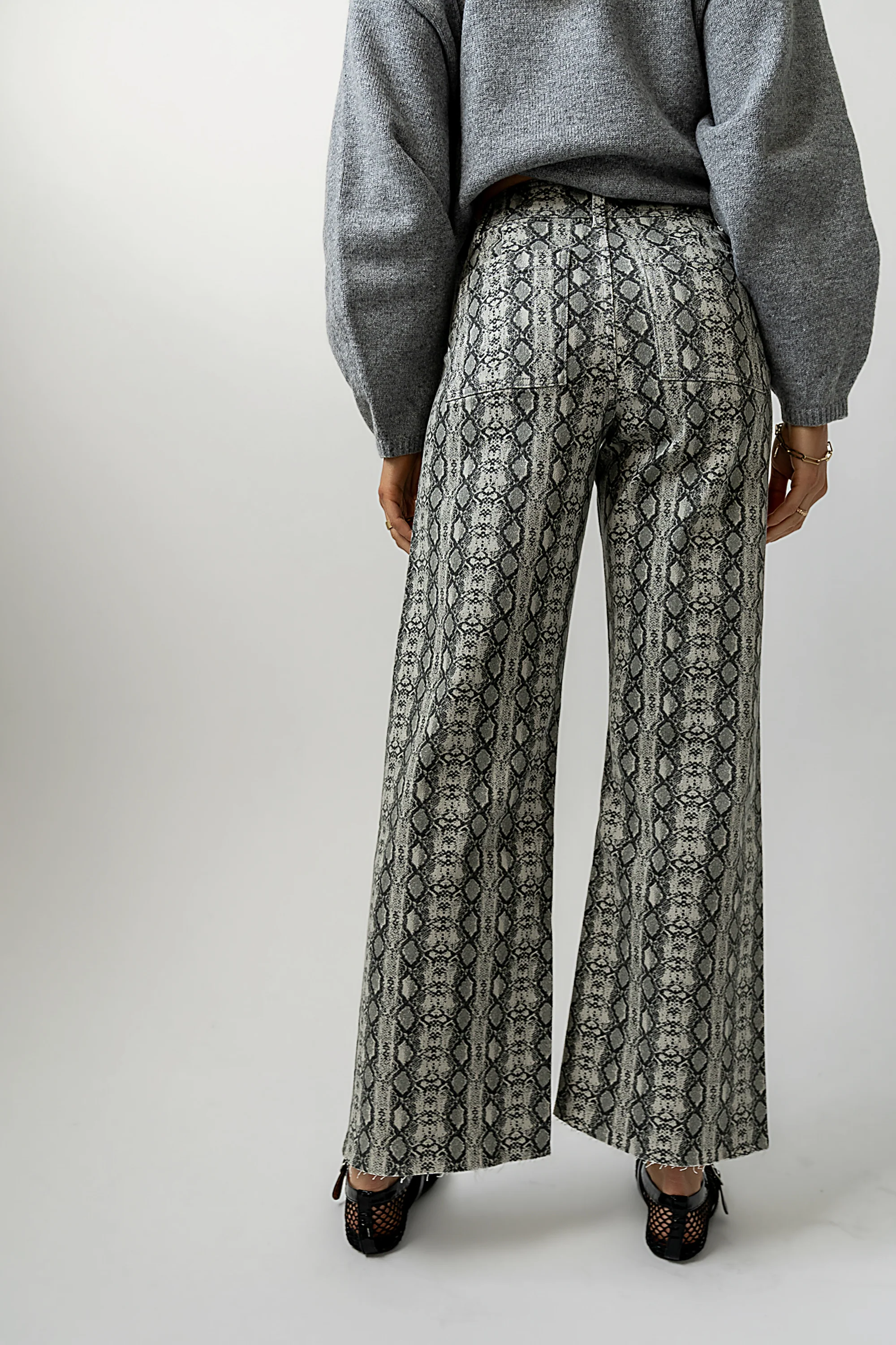 Brynn Snake Print Pants - FINAL SALE - Image 7