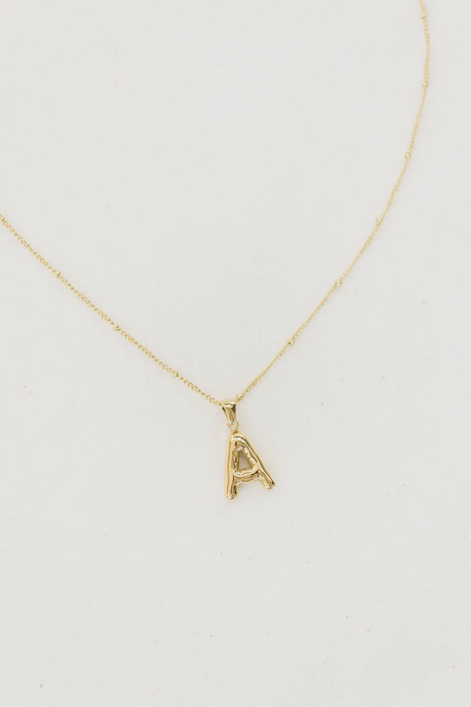 Bubble Letter Necklace - FINAL SALE