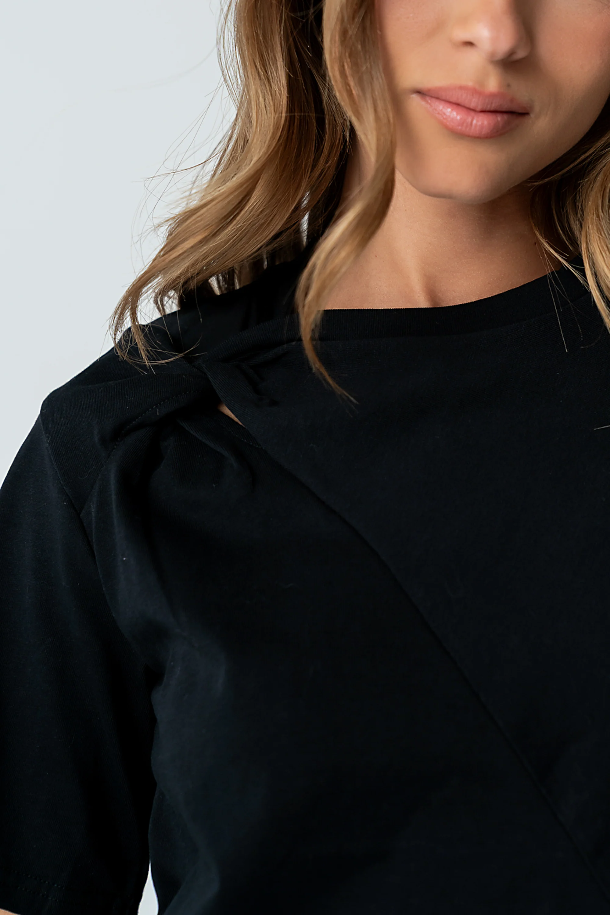 Buckley Knot Top in Black - FINAL SALE - Image 2