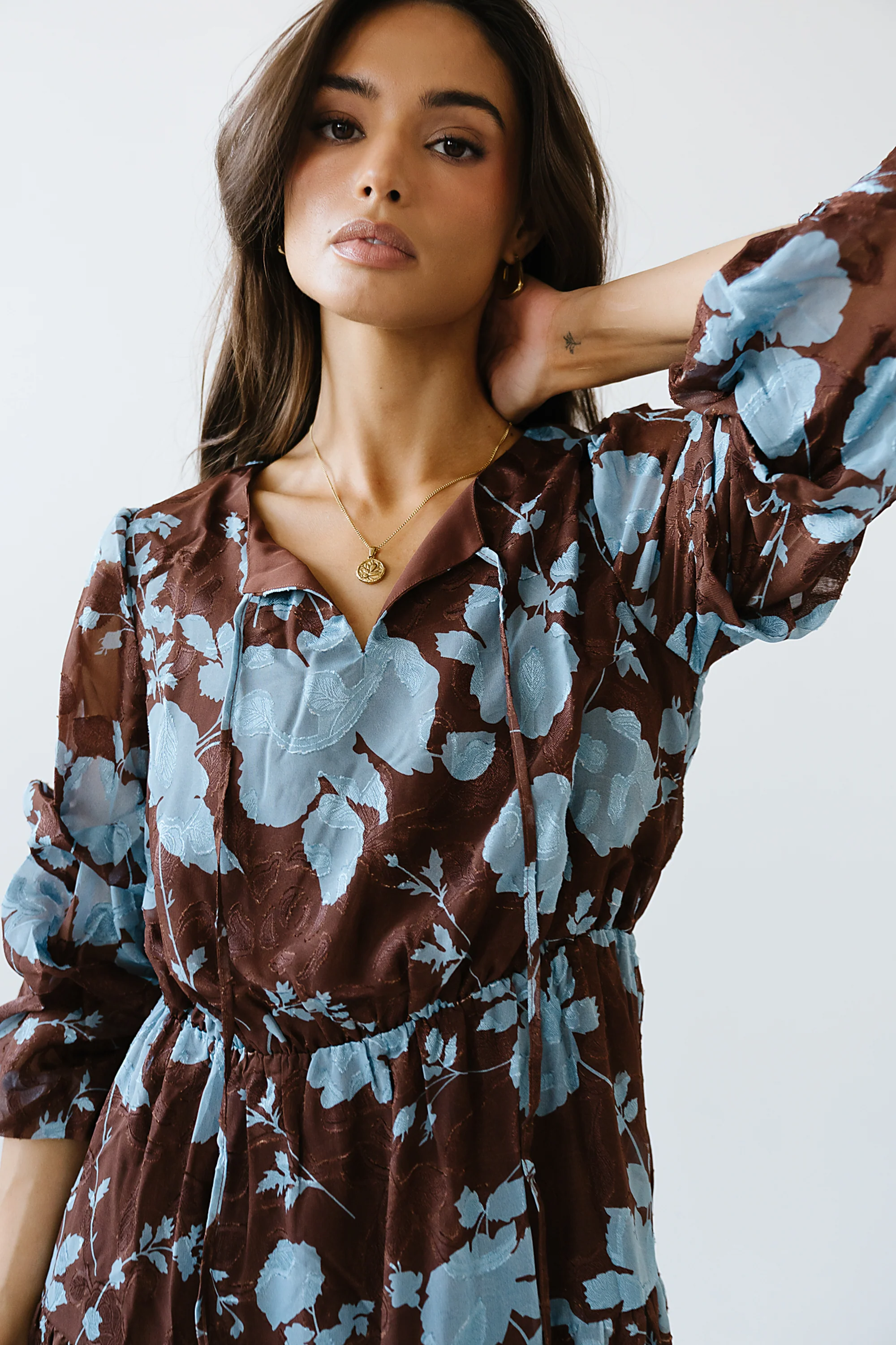 Cache Floral Midi Dress - FINAL SALE - Image 3