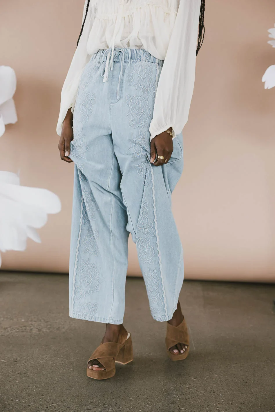 Callie Denim Pants - FINAL SALE - Image 3