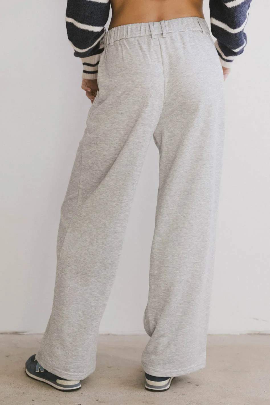 Cami French Terry Trouser in Grey - FINAL SALE - Image 5
