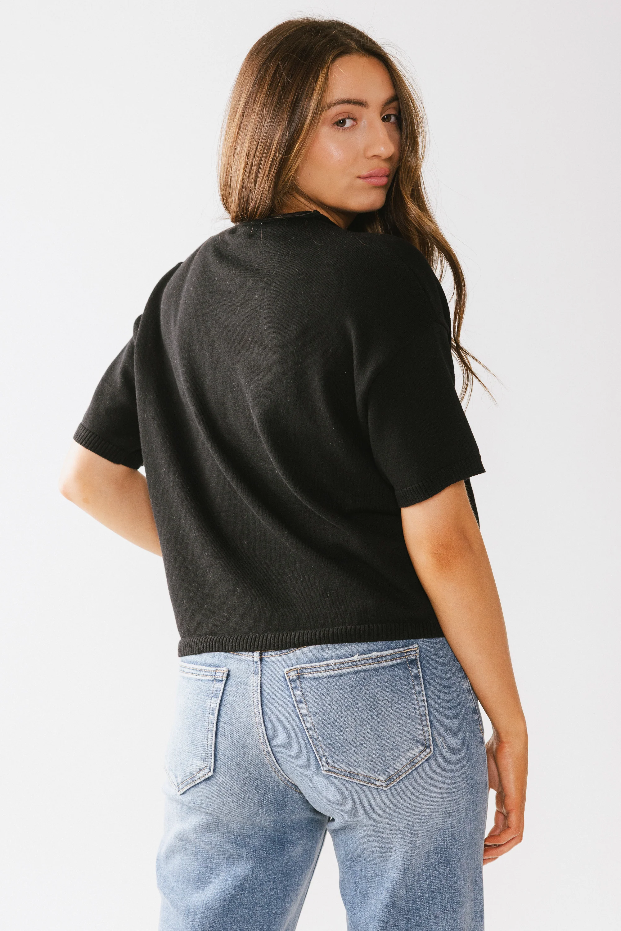 Camila Sweater in Black - FINAL SALE - Image 5