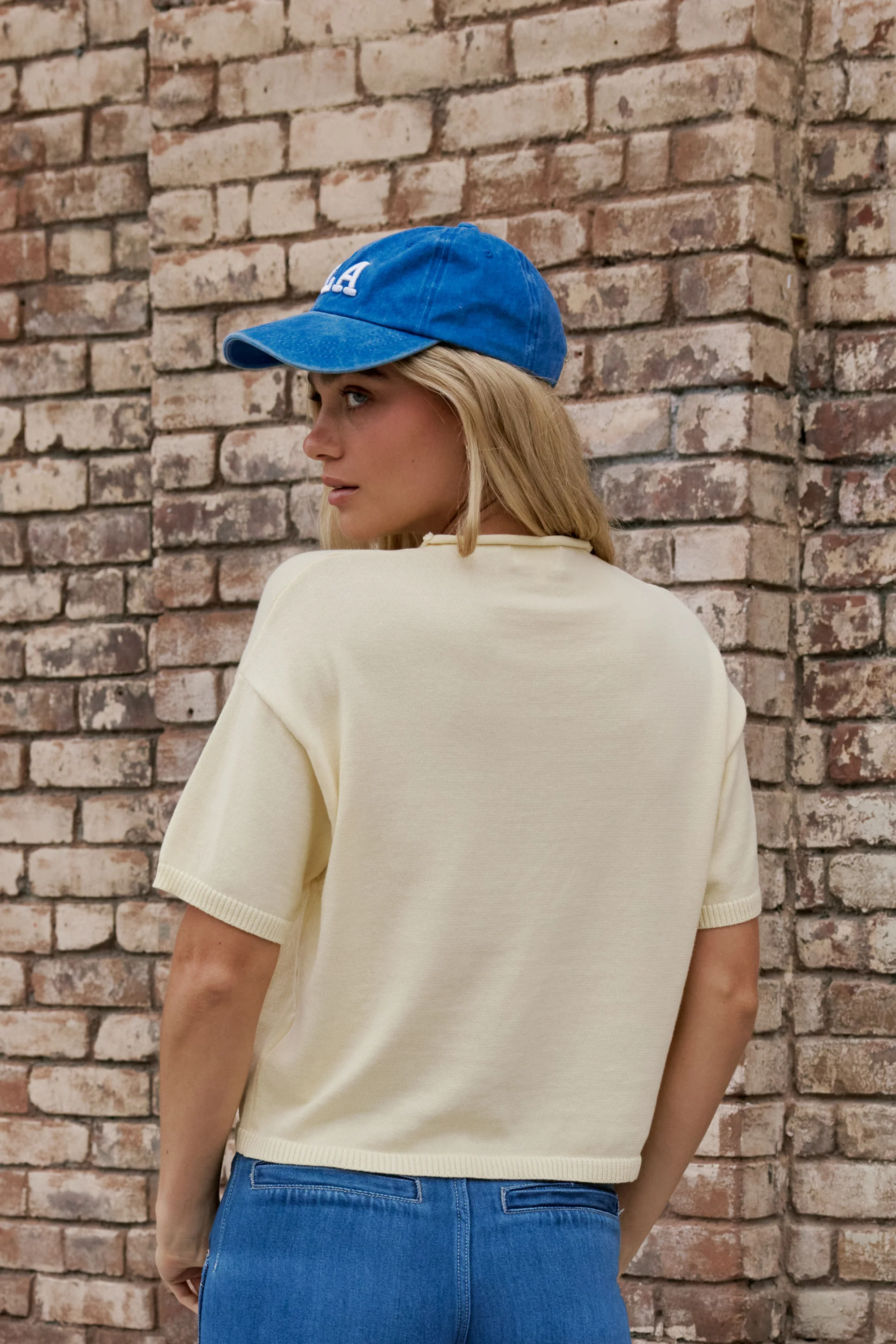 Camila Sweater in Butter Yellow - FINAL SALE - Image 2