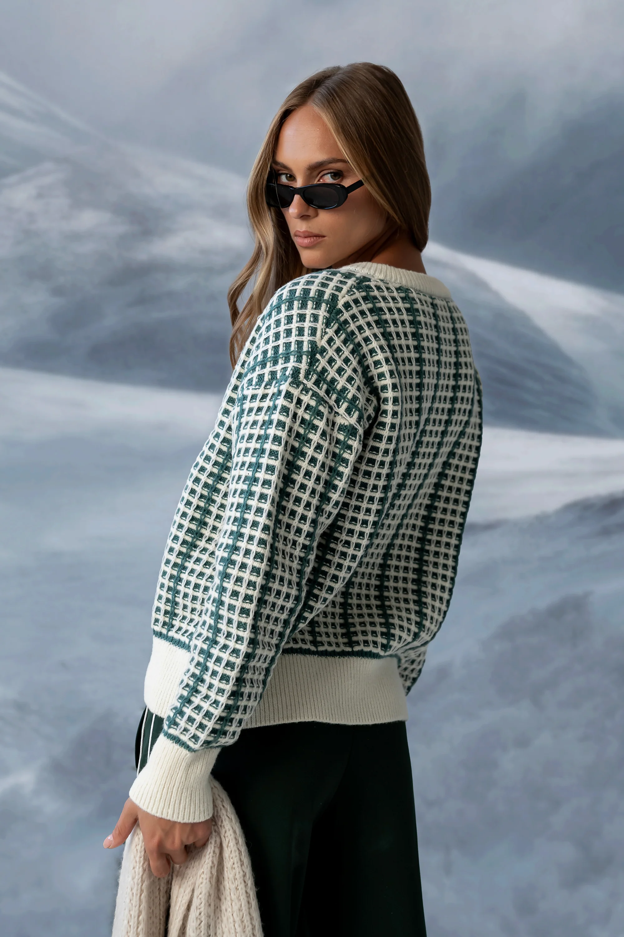 Camile Oversized Knit Sweater - FINAL SALE - Image 2