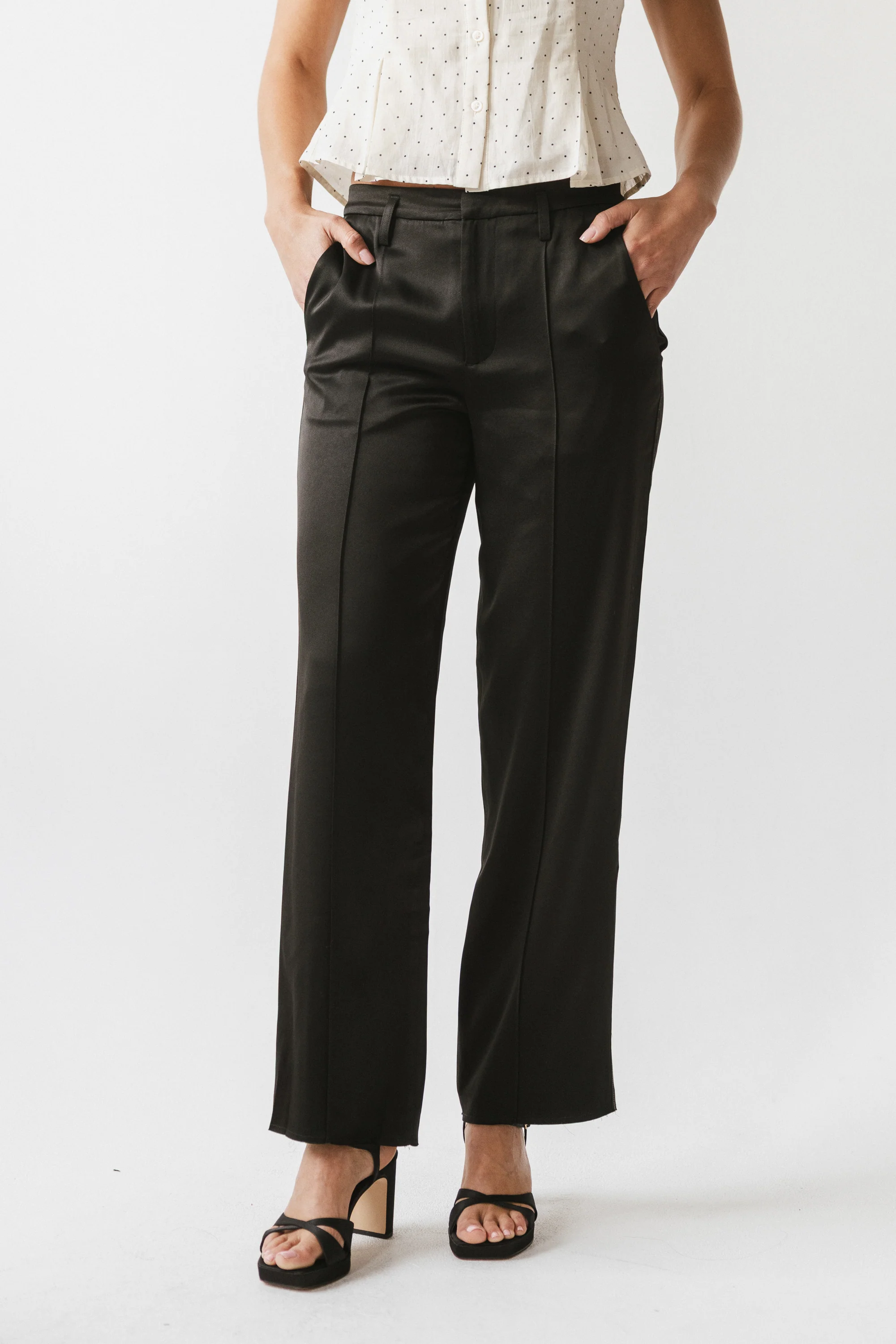 Camile Tapered Trouser in Black - Image 5