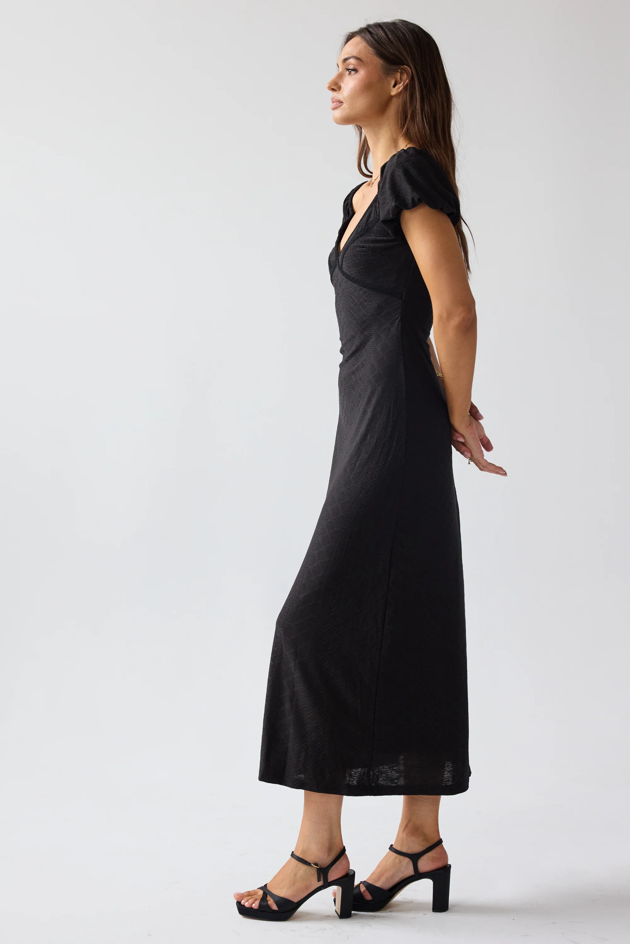 Cammie Maxi Dress in Black - FINAL SALE - Image 3