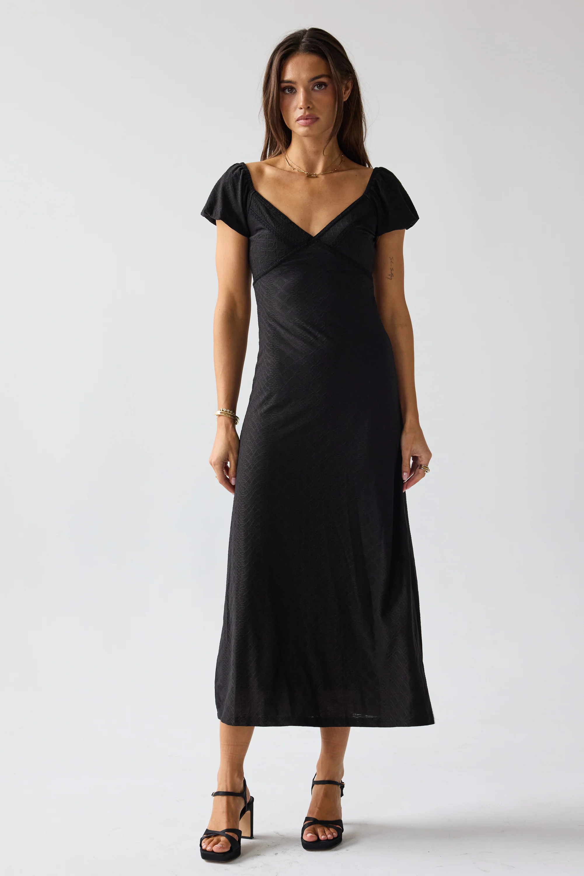 Cammie Maxi Dress in Black - FINAL SALE - Image 5