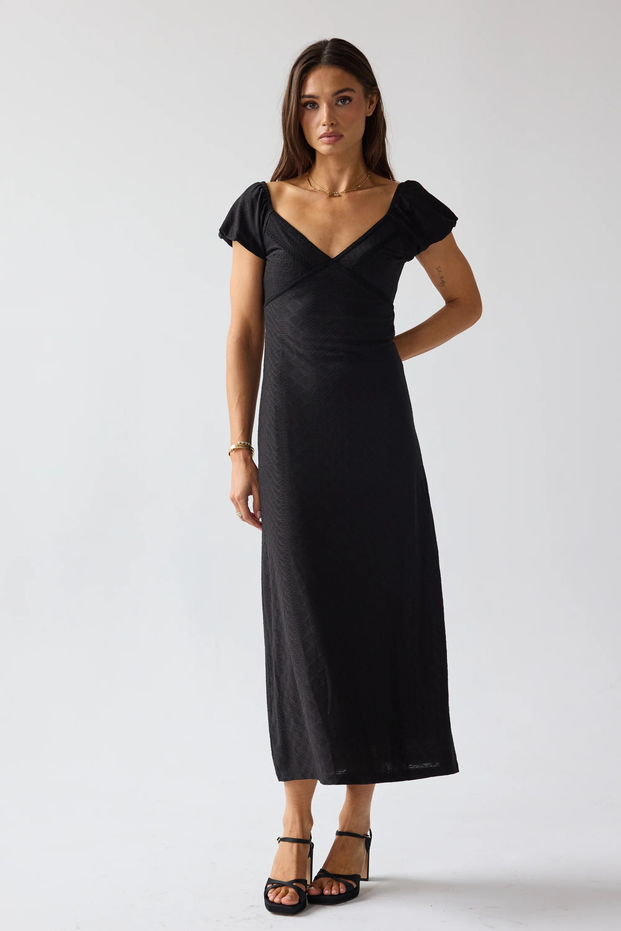 Cammie Maxi Dress in Black - FINAL SALE - Image 6