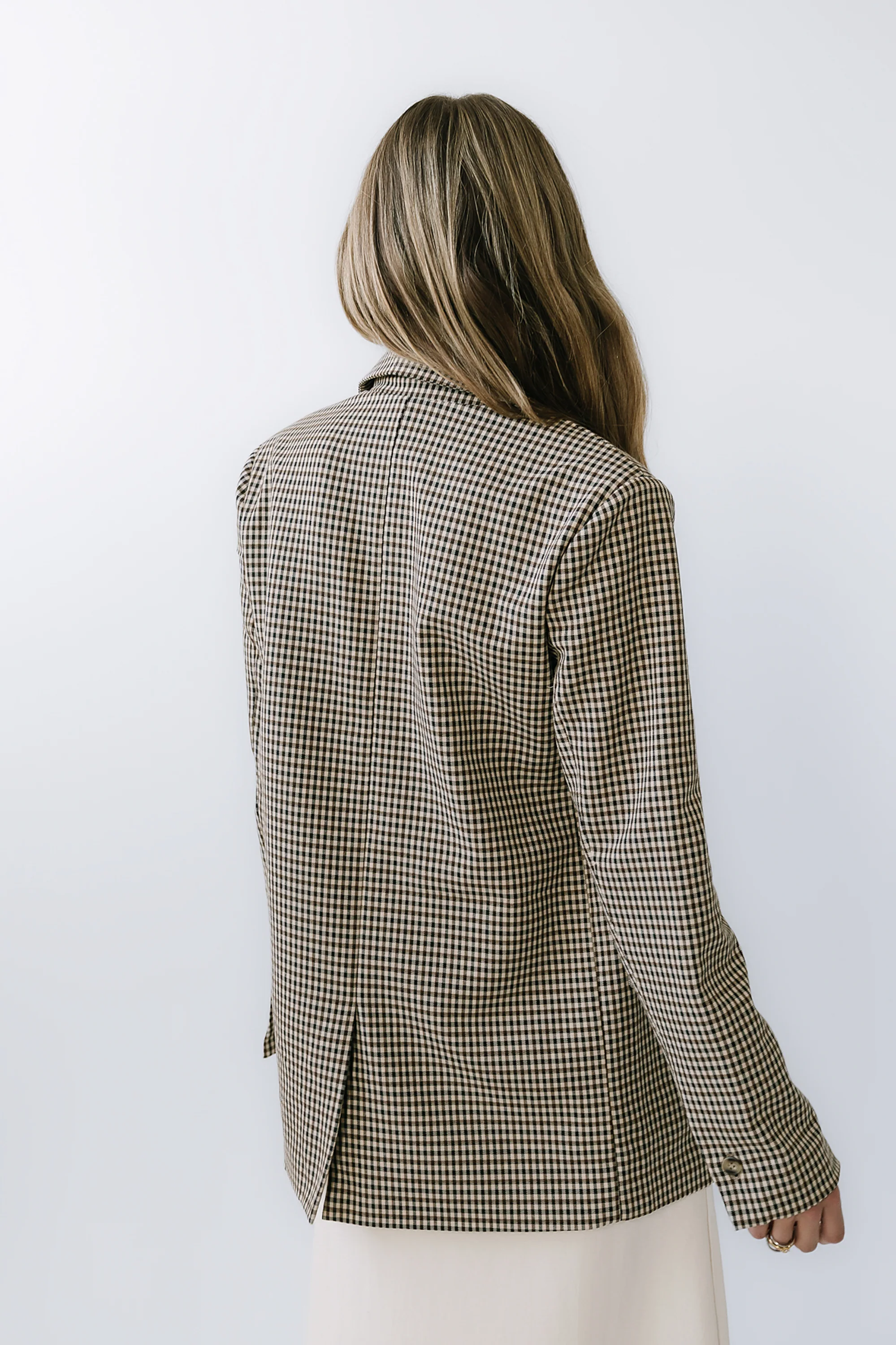 Carie Gingham Blazer - FINAL SALE - Image 7