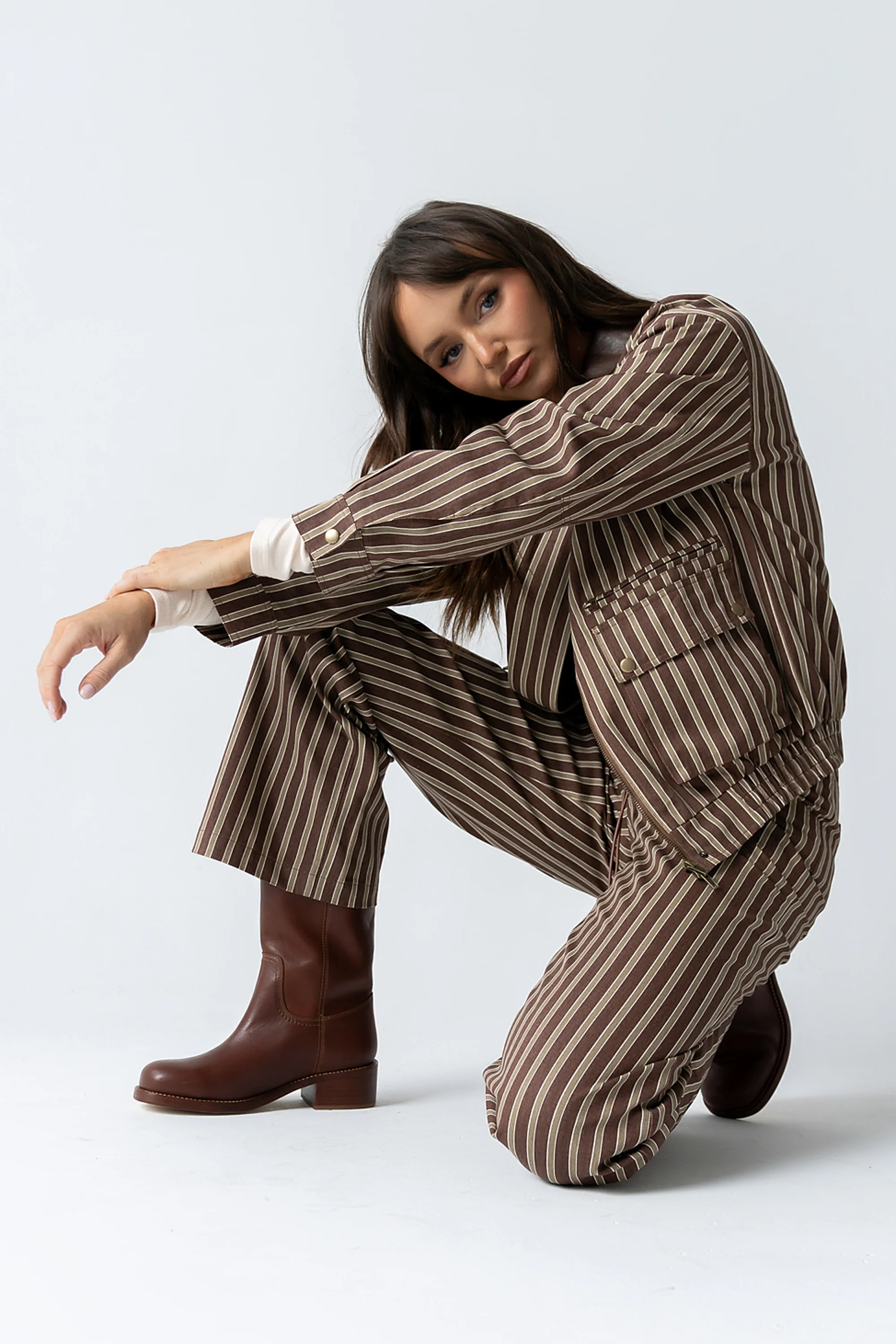 Carla Striped Wide Leg Pants - FINAL SALE - Image 5