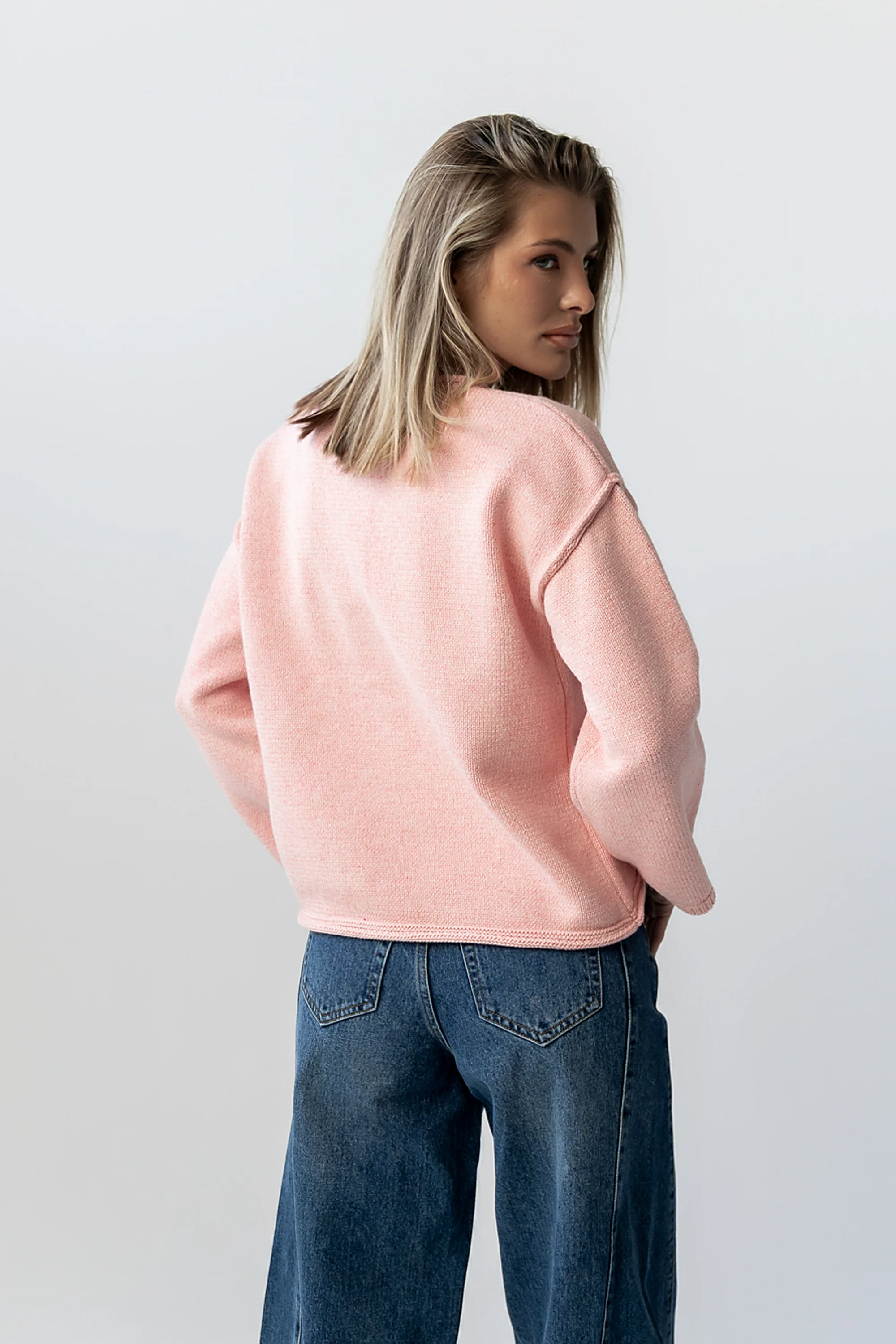 Carlie Knit Cardigan in Pink - FINAL SALE - Image 5
