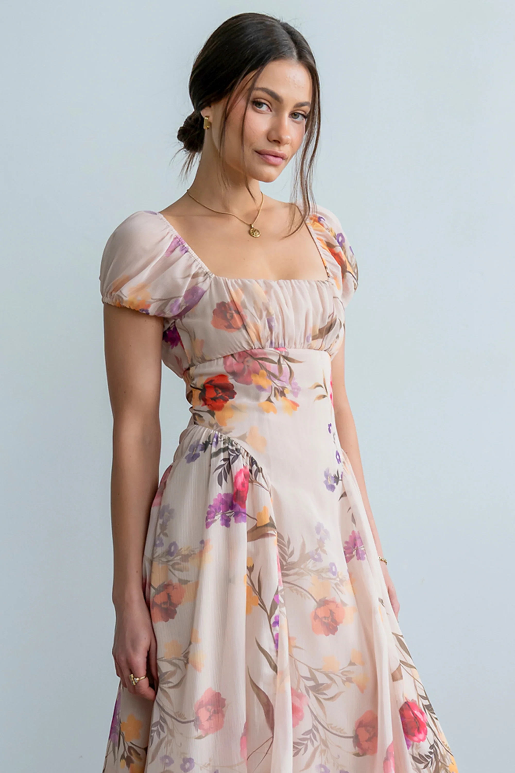Carly Floral Midi Dress - Image 7