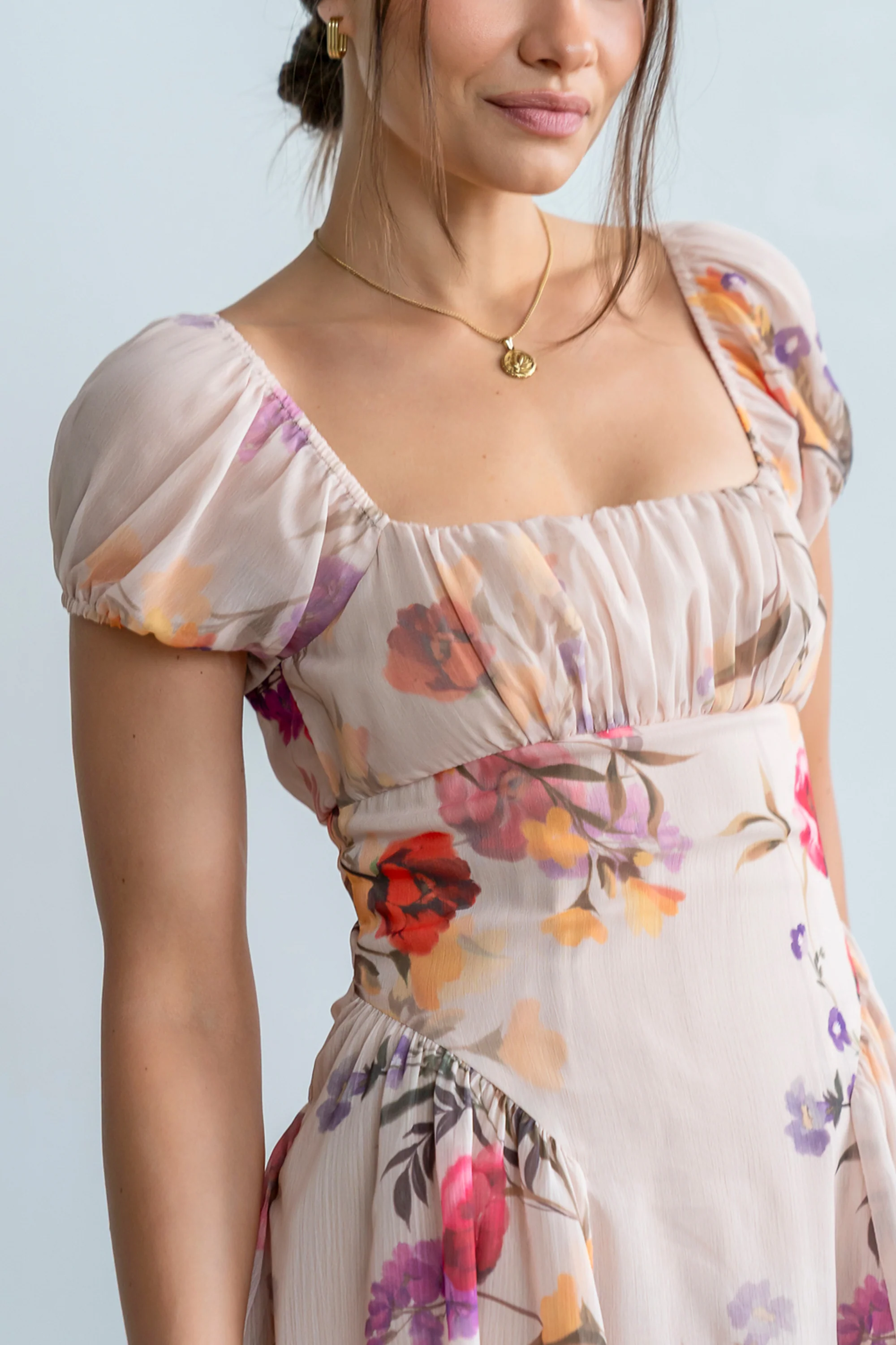Carly Floral Midi Dress - Image 8