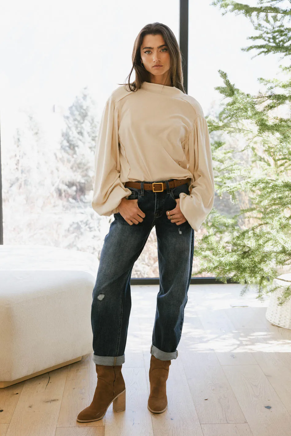 Carsyn Sweater in Cream - FINAL SALE - Image 2