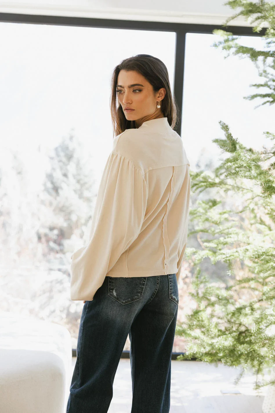 Carsyn Sweater in Cream - FINAL SALE - Image 3