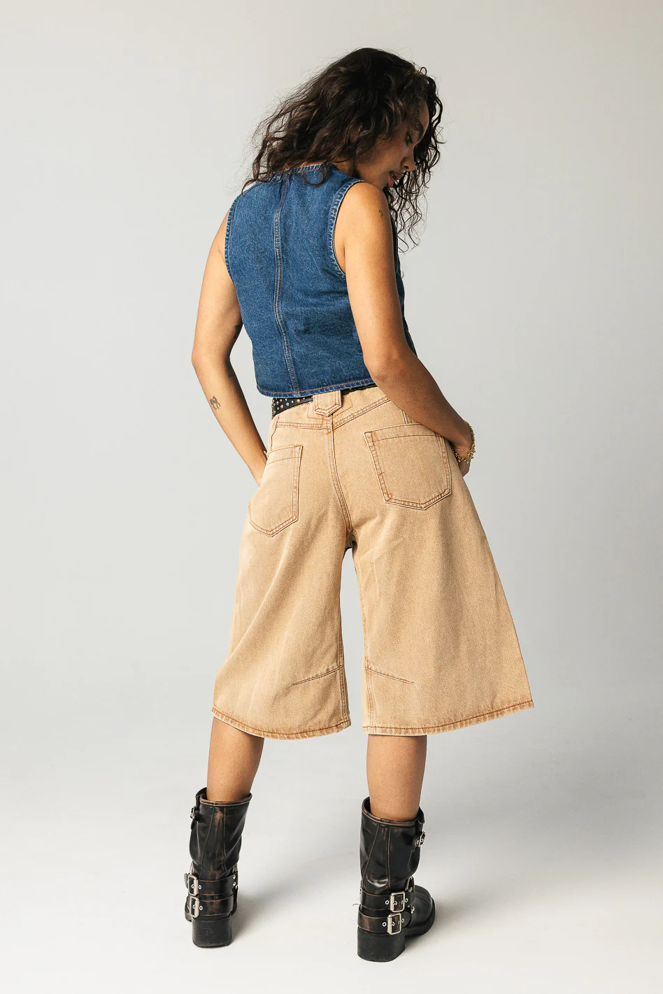 Casper Denim Vest - FINAL SALE - Image 4
