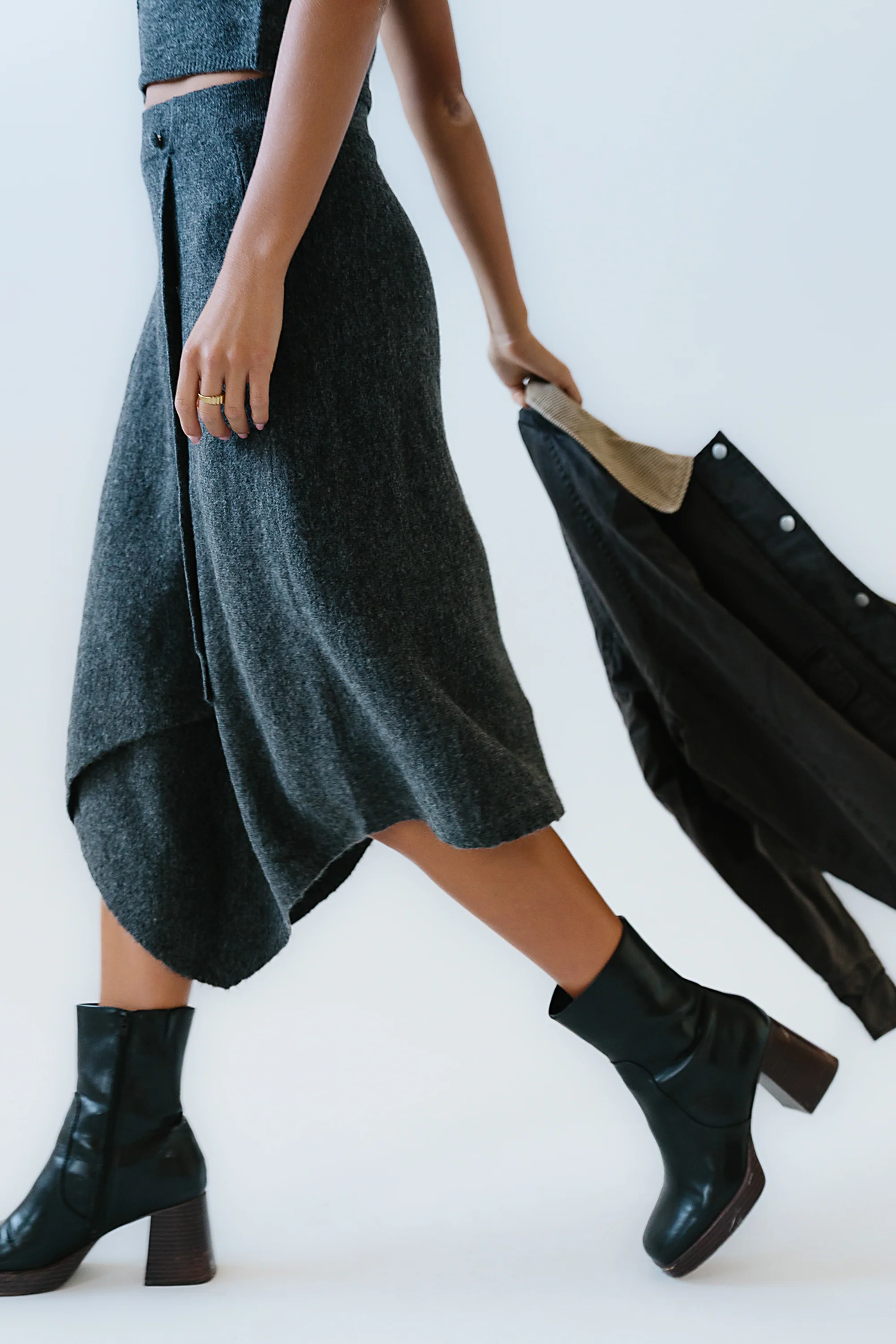 Cassie Asymmetrical Midi Skirt - FINAL SALE - Image 5