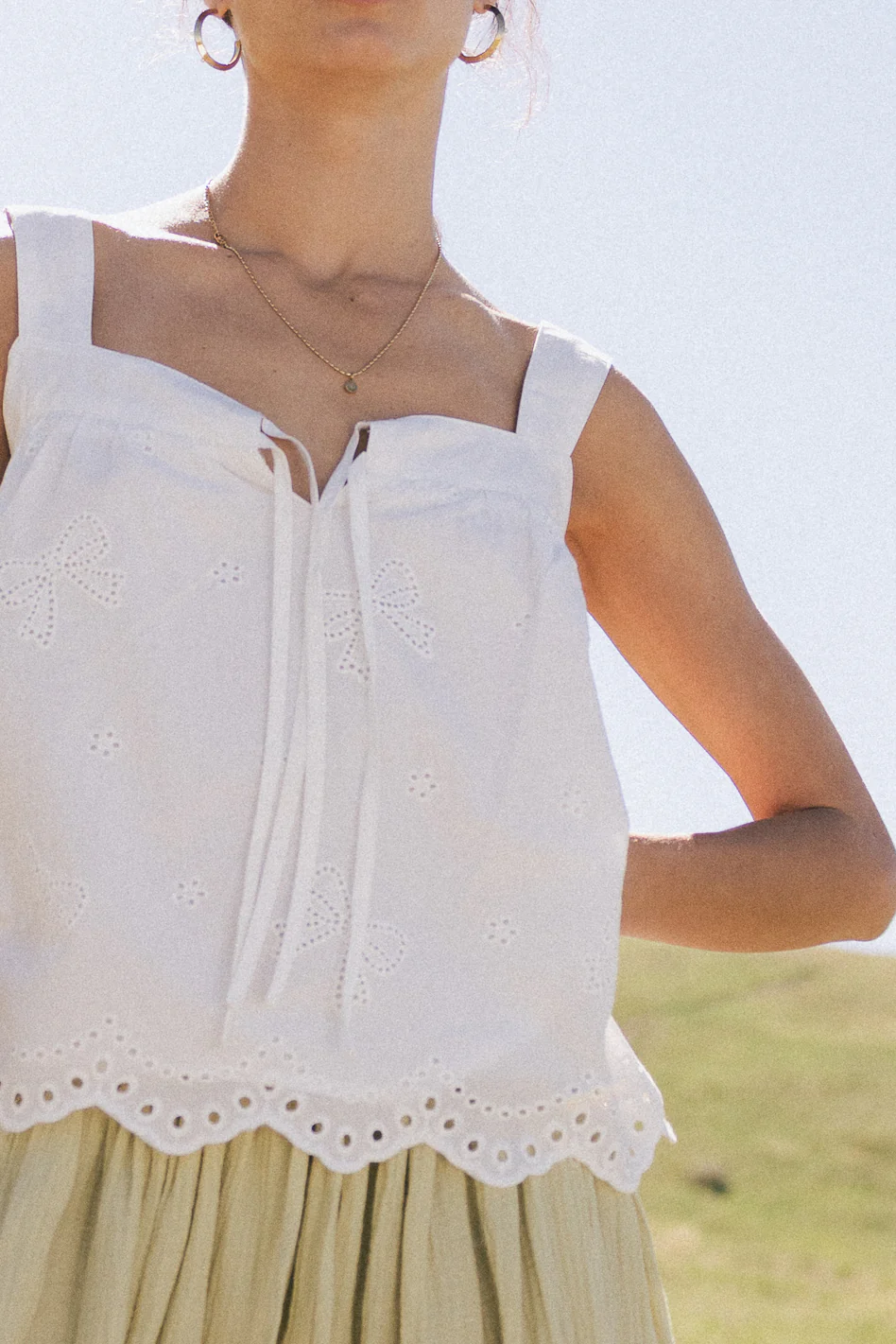 Cecily Bow Tank - FINAL SALE - Image 5