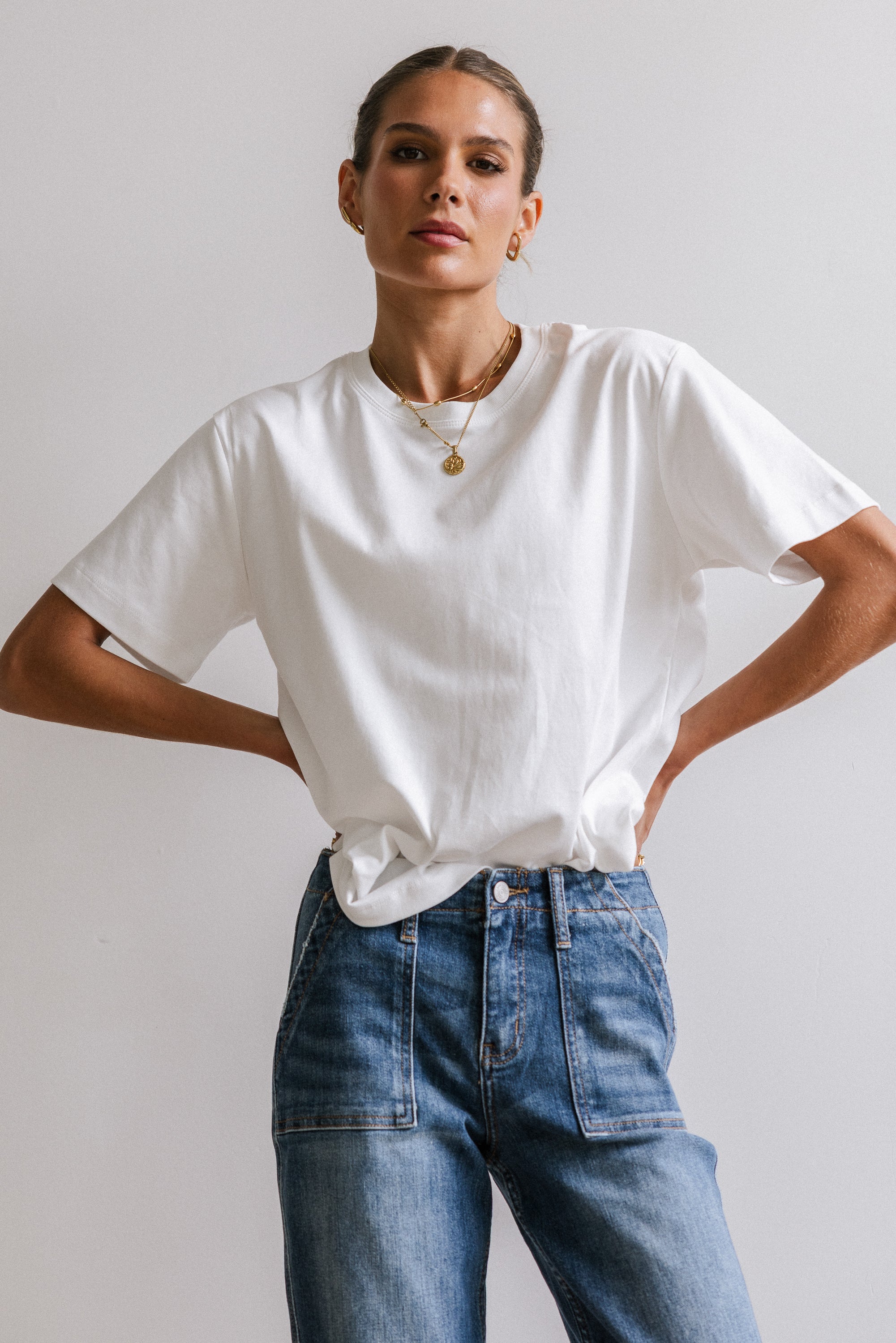 Chance Tee in White - Image 6