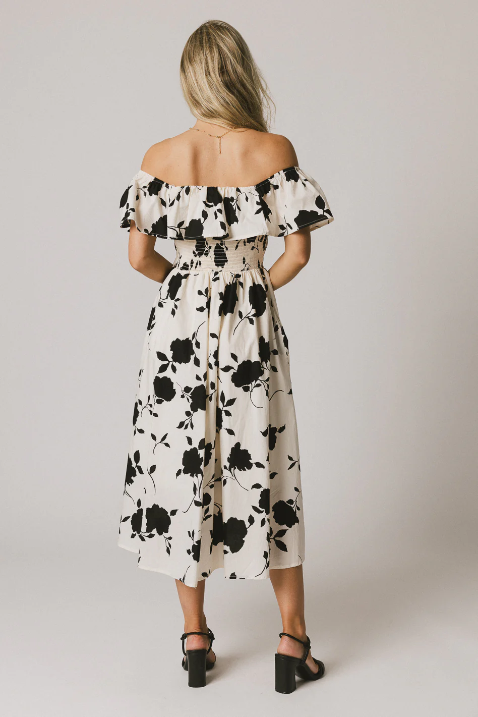 Chaney Floral Midi Dress - FINAL SALE - Image 4