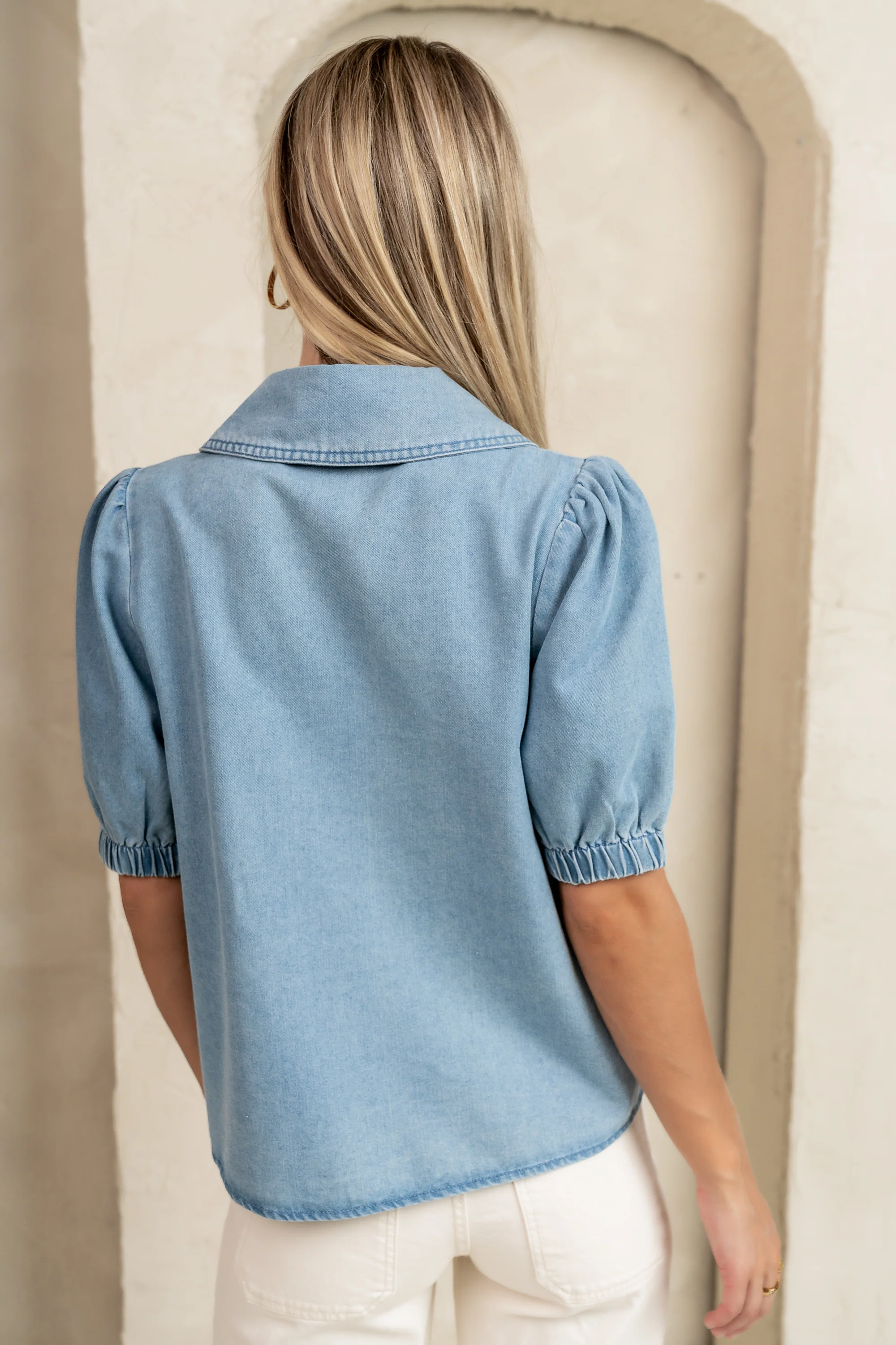 Charlie Denim Button Up - FINAL SALE - Image 5