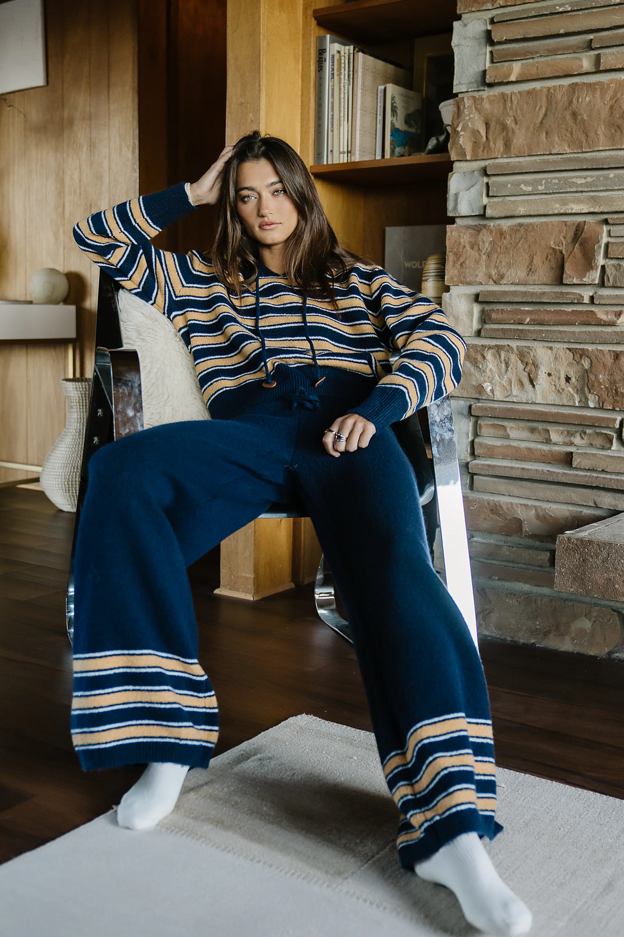 Charlie Striped Wide Leg Pants - FINAL SALE - Image 2