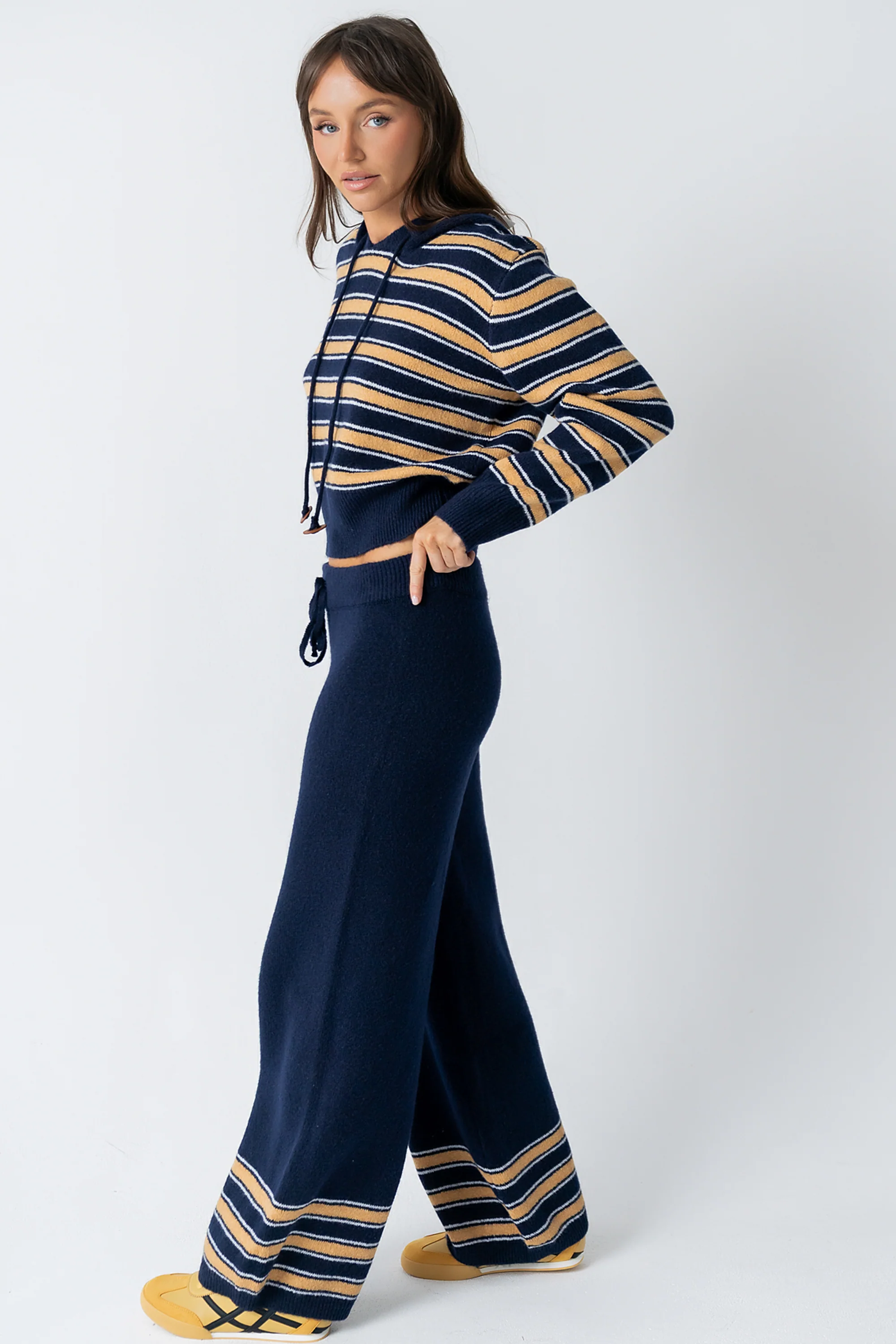 Charlie Striped Wide Leg Pants - FINAL SALE - Image 6