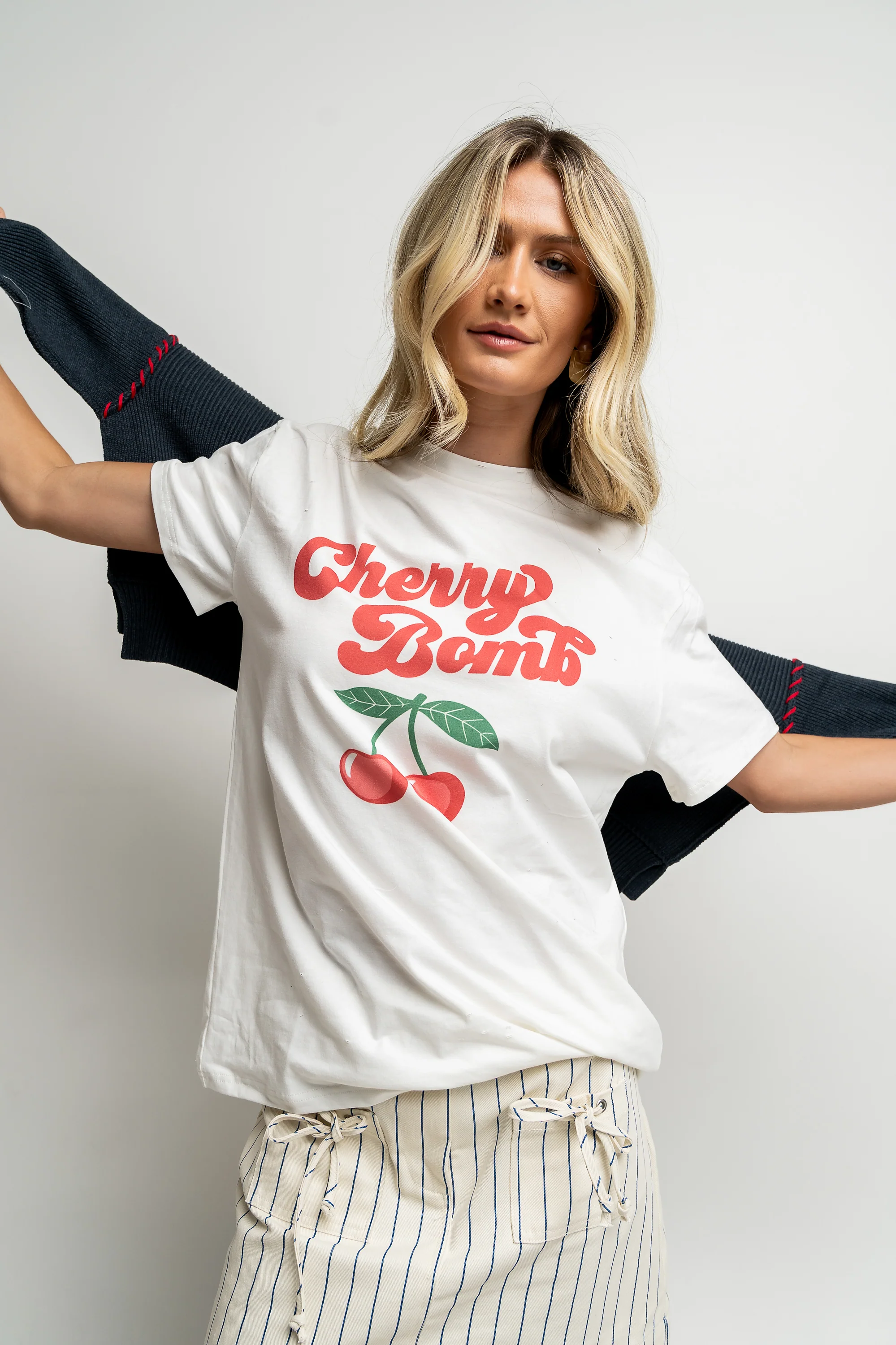 Cherry Bomb Graphic Tee - FINAL SALE - Image 4