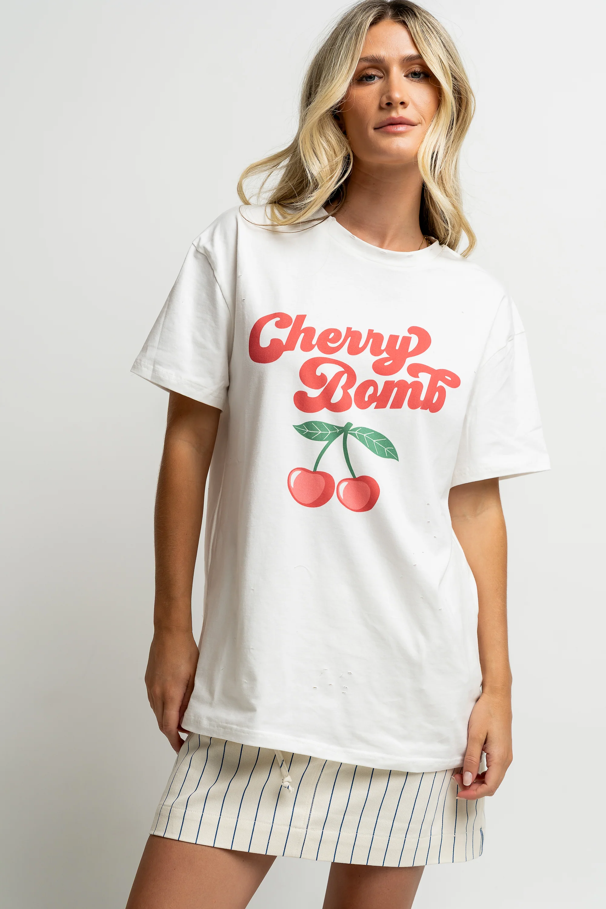 Cherry Bomb Graphic Tee - FINAL SALE - Image 6