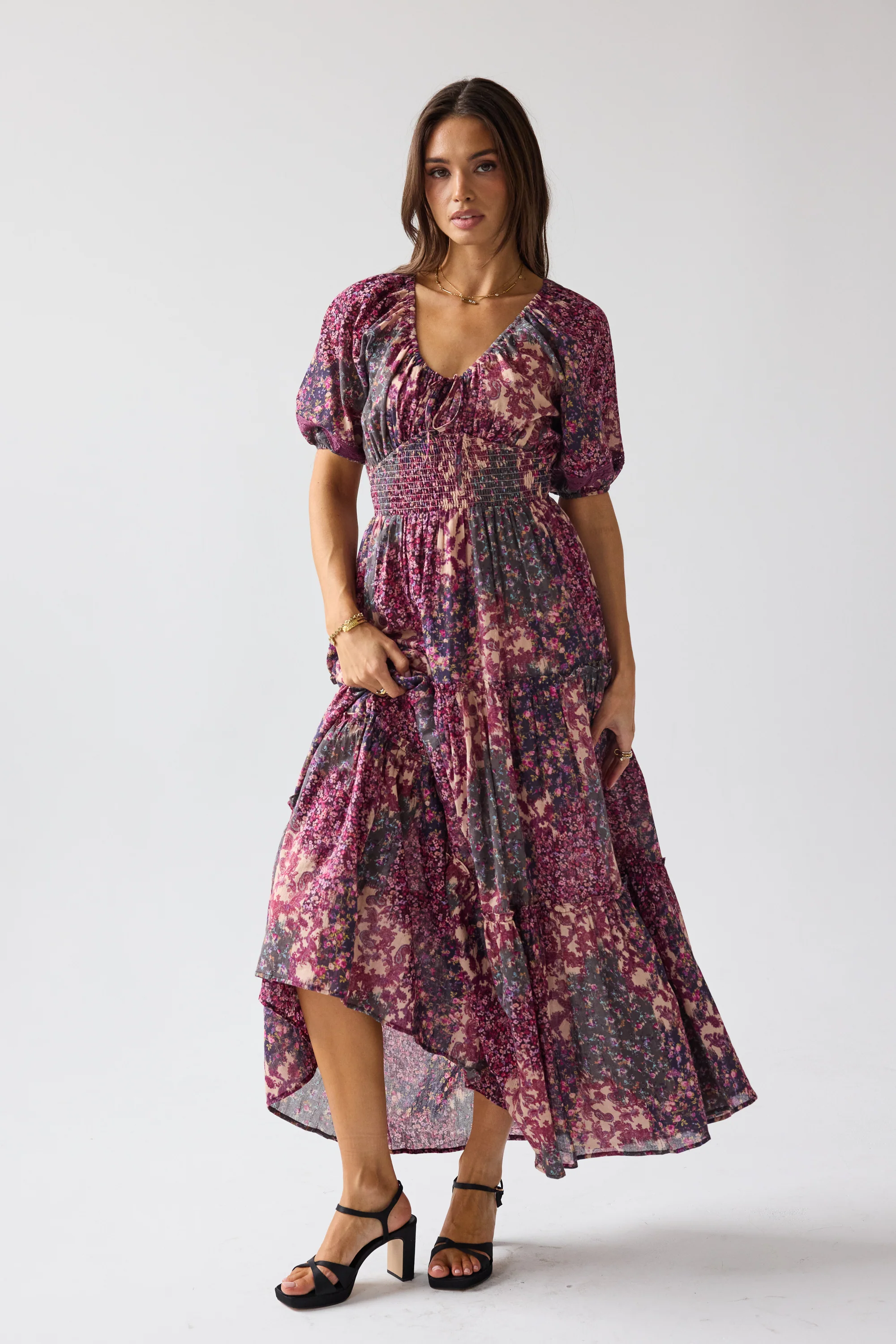 Chloe Floral Maxi Dress - FINAL SALE - Image 3
