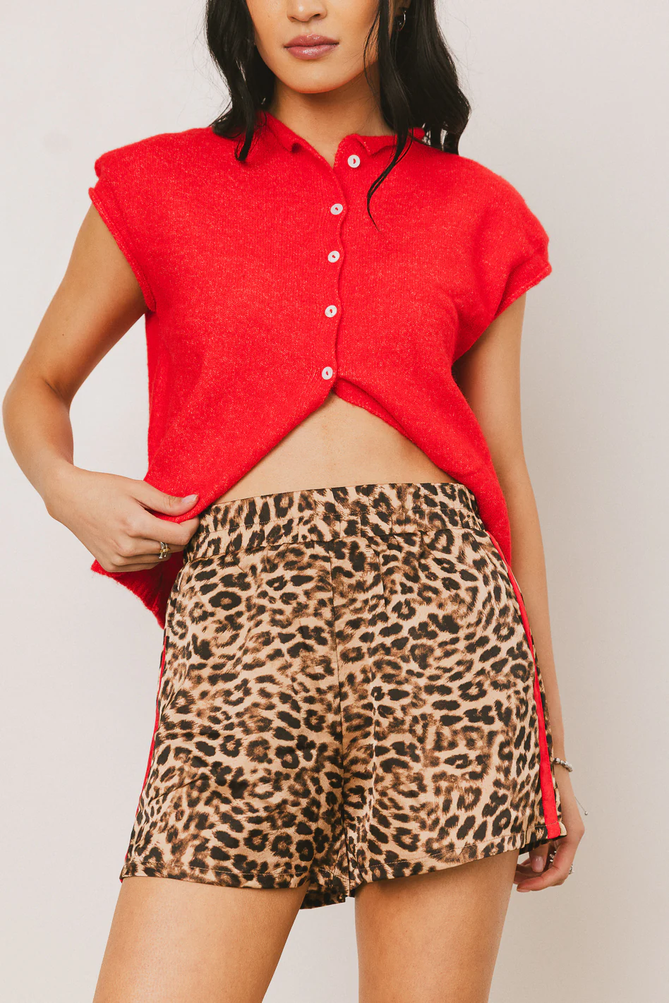 Clark Cardigan in Red - Image 3