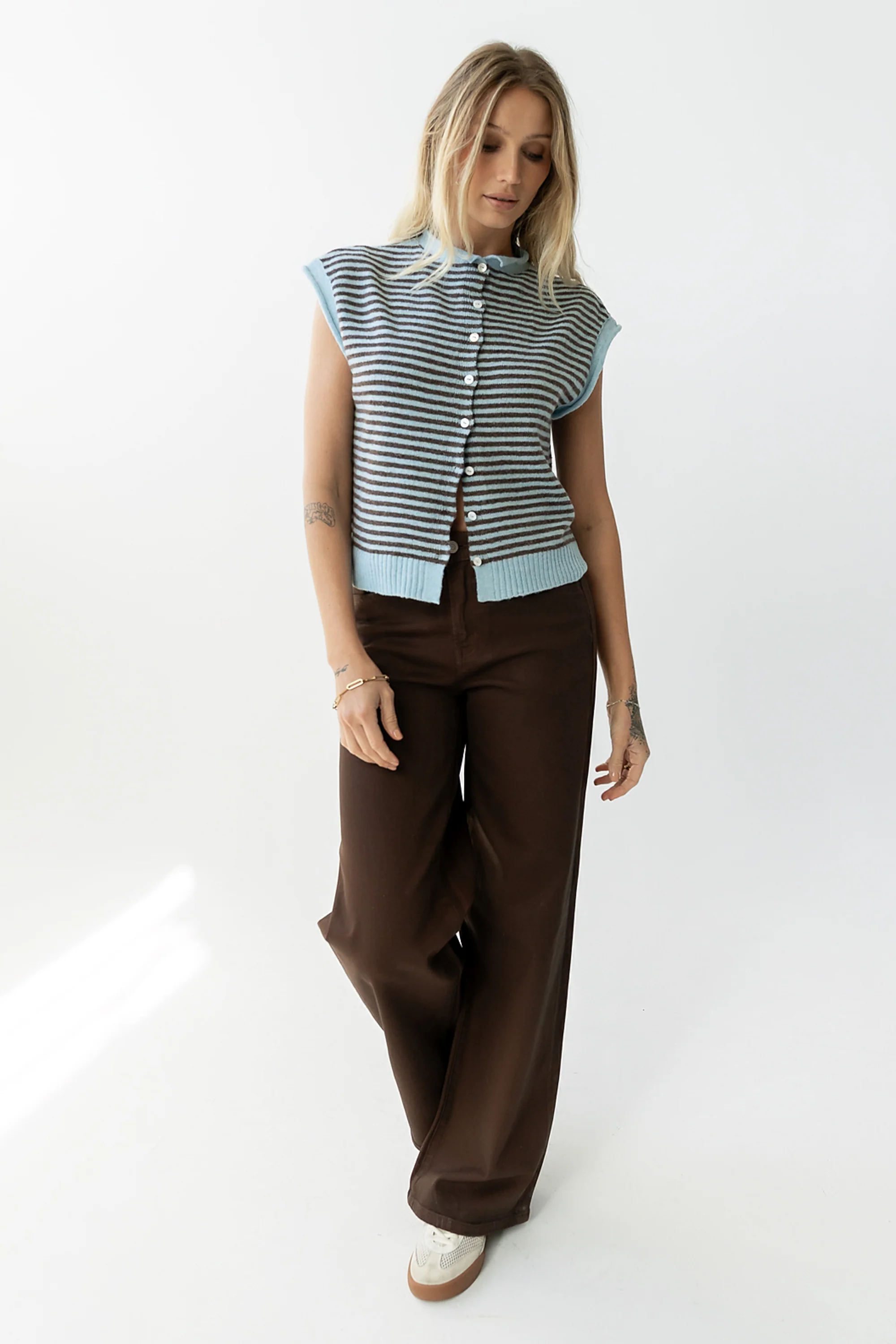 Clark Cardigan in Light Blue - Image 2