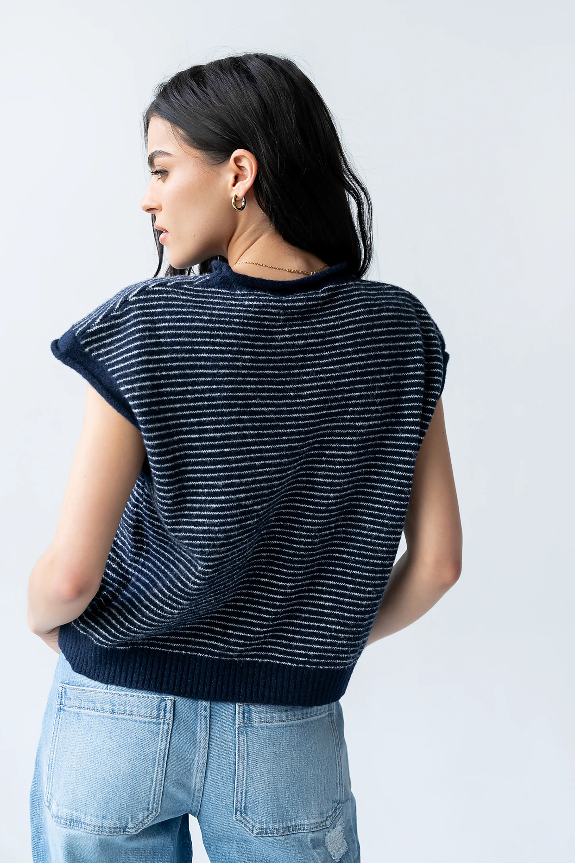 Clark Cardigan in Navy - FINAL SALE - Image 2
