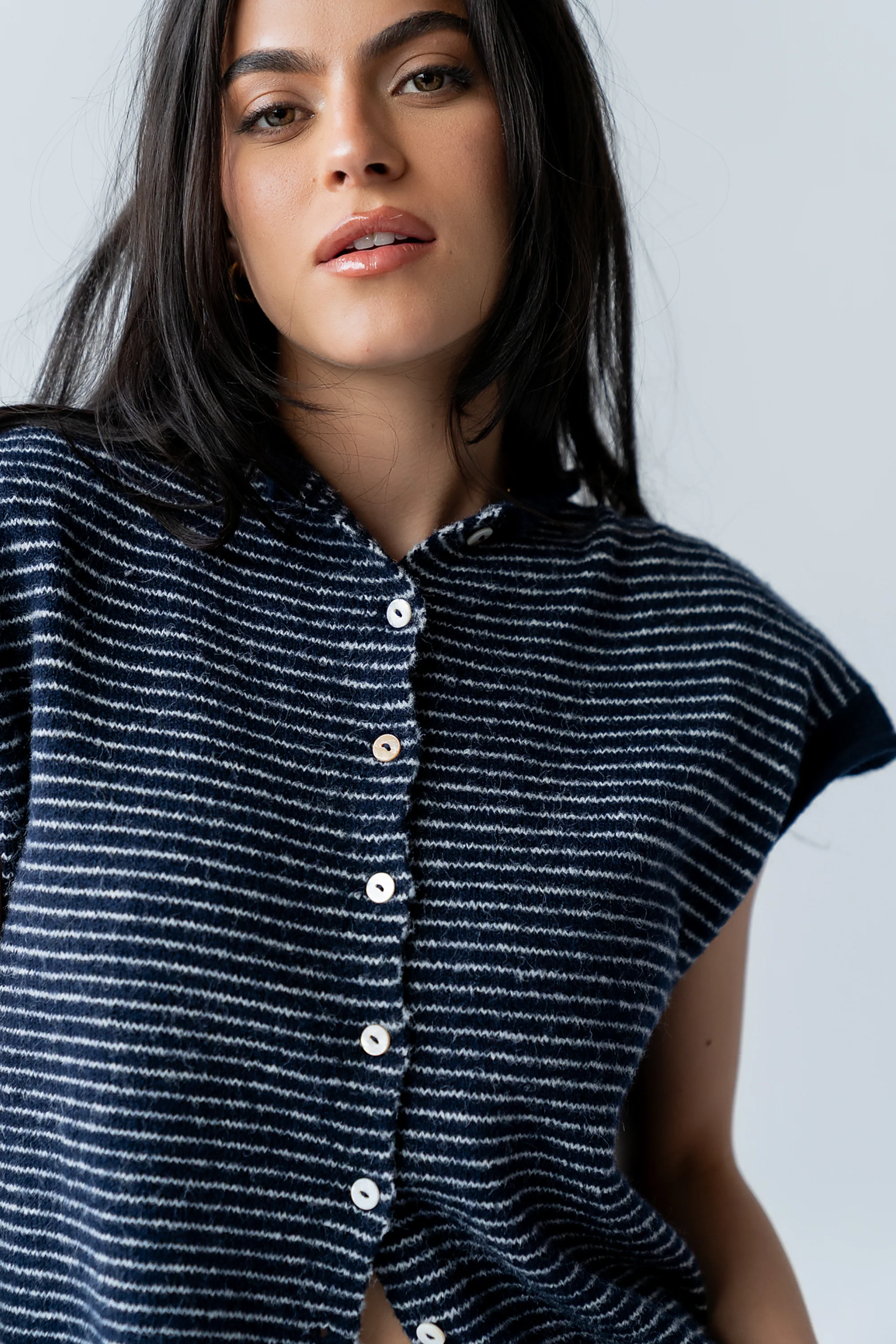 Clark Cardigan in Navy - FINAL SALE - Image 6