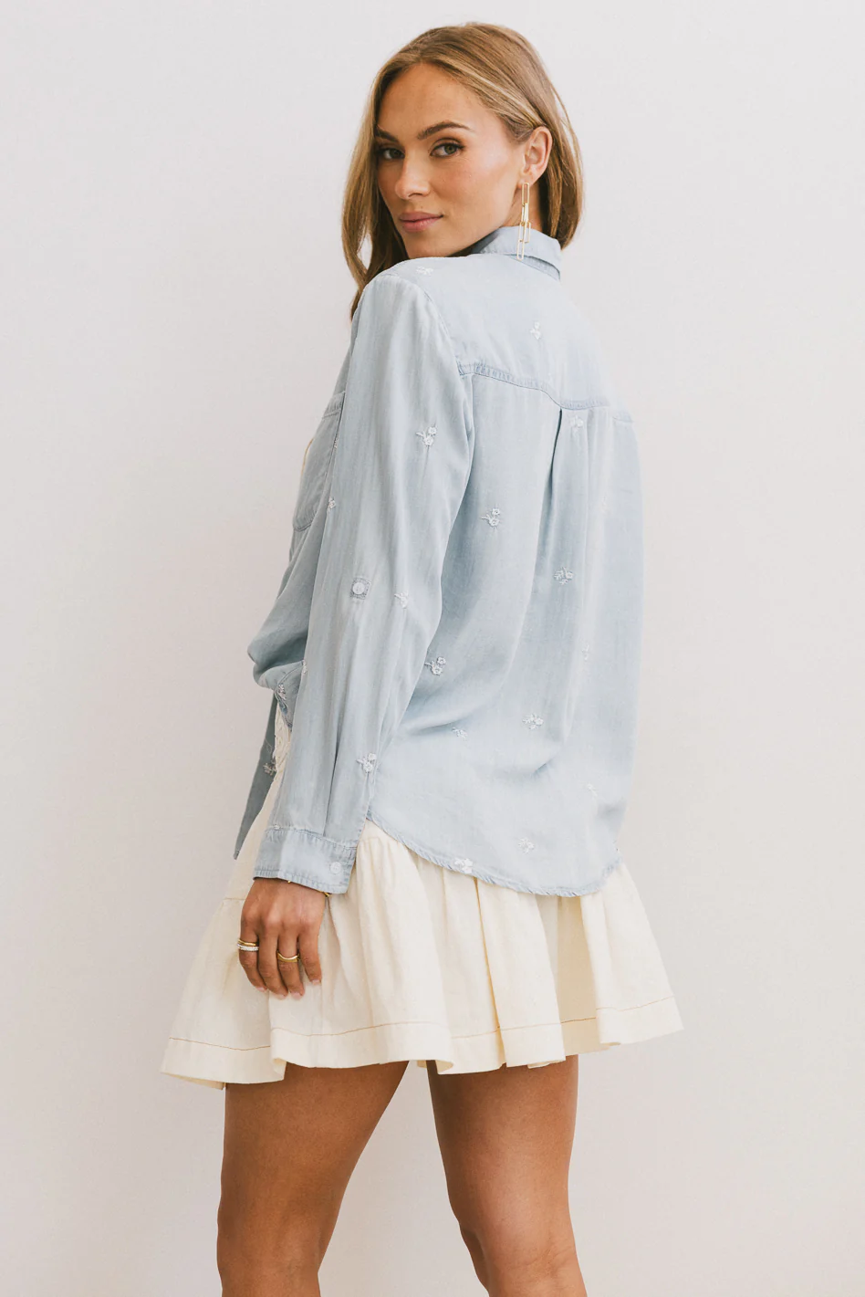 Cody Embroidered Button Up - FINAL SALE - Image 4
