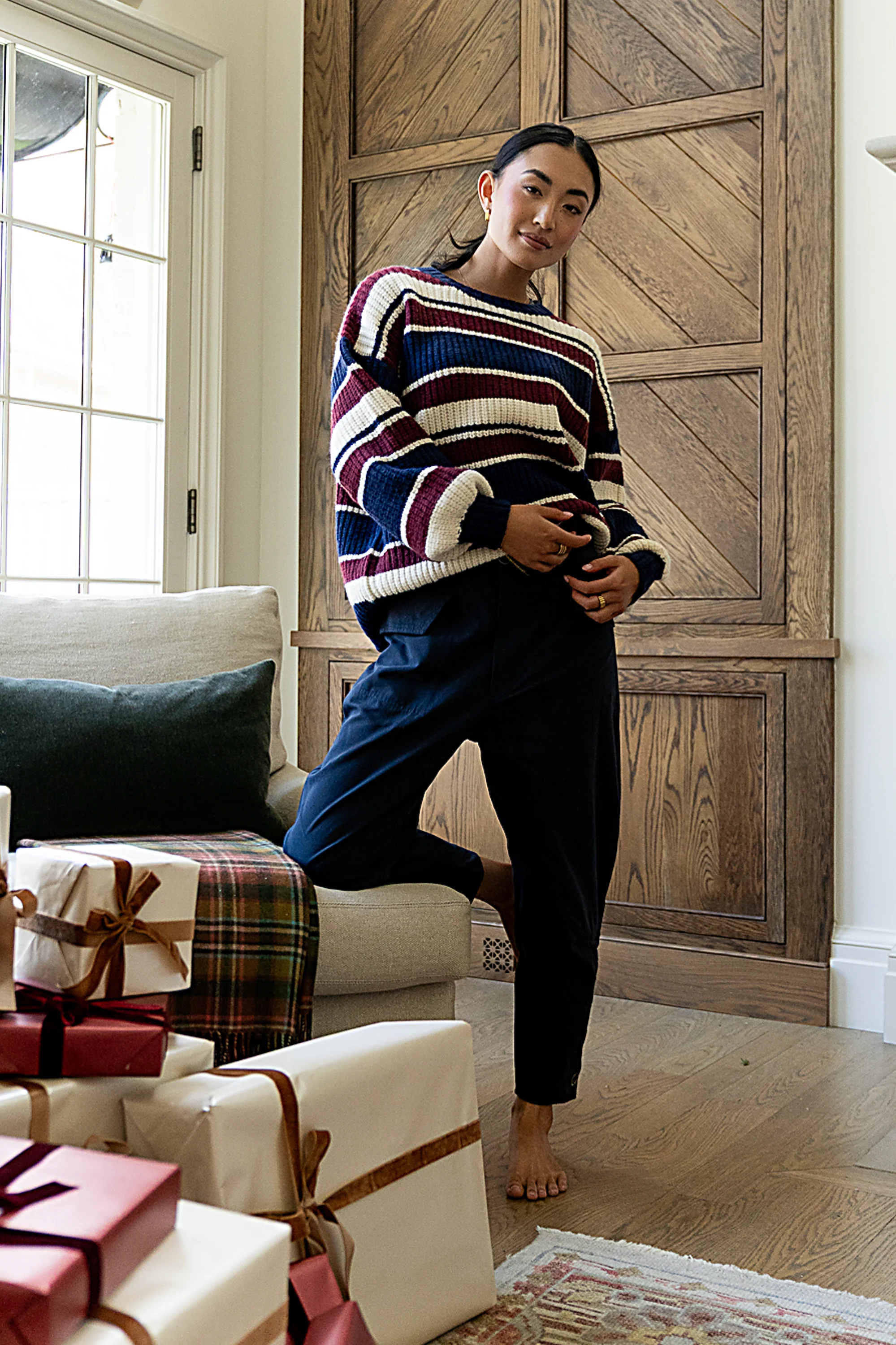 Cody Striped Sweater - FINAL SALE - Image 2