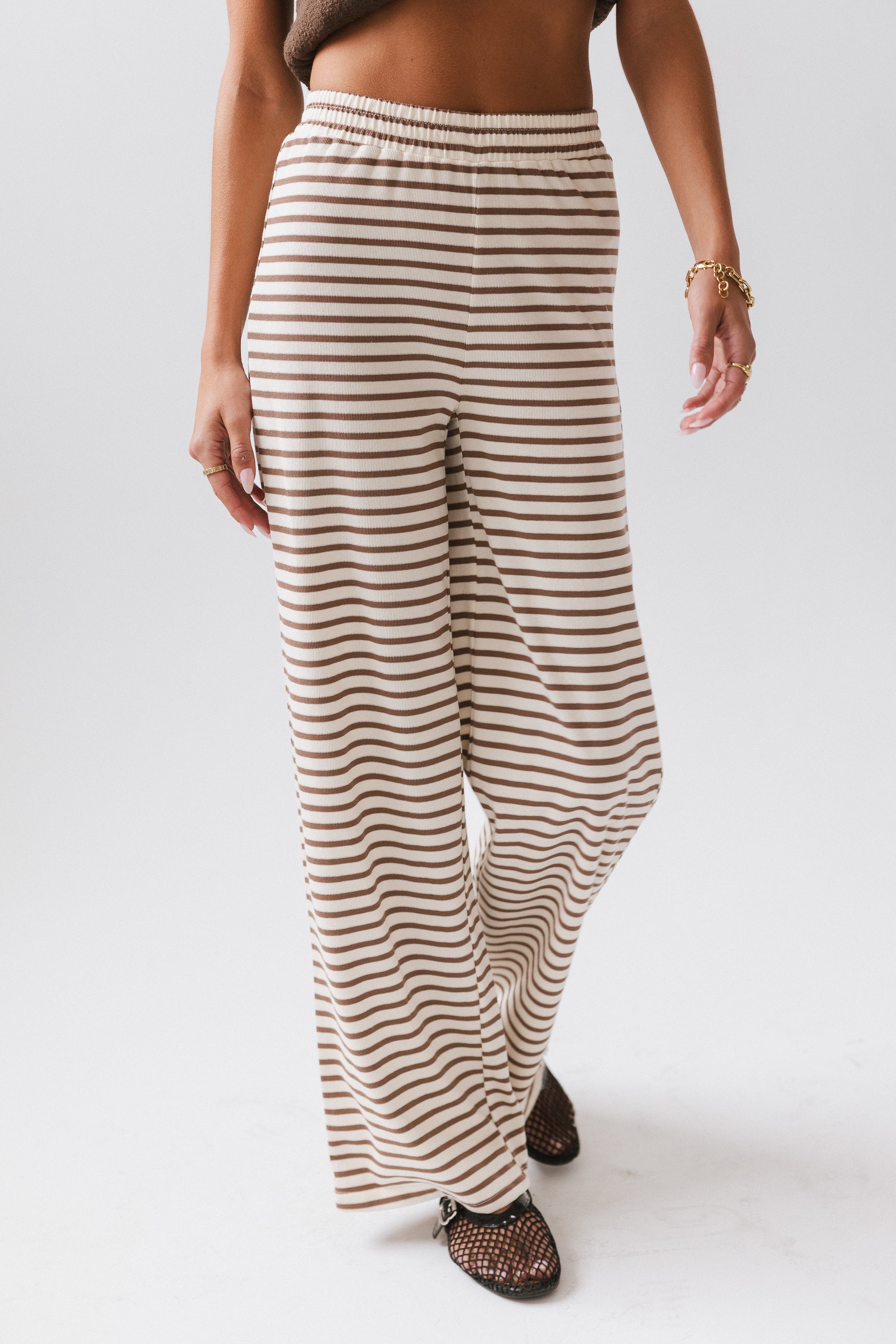 Colby Striped Wide Leg Pants - FINAL SALE - Image 5