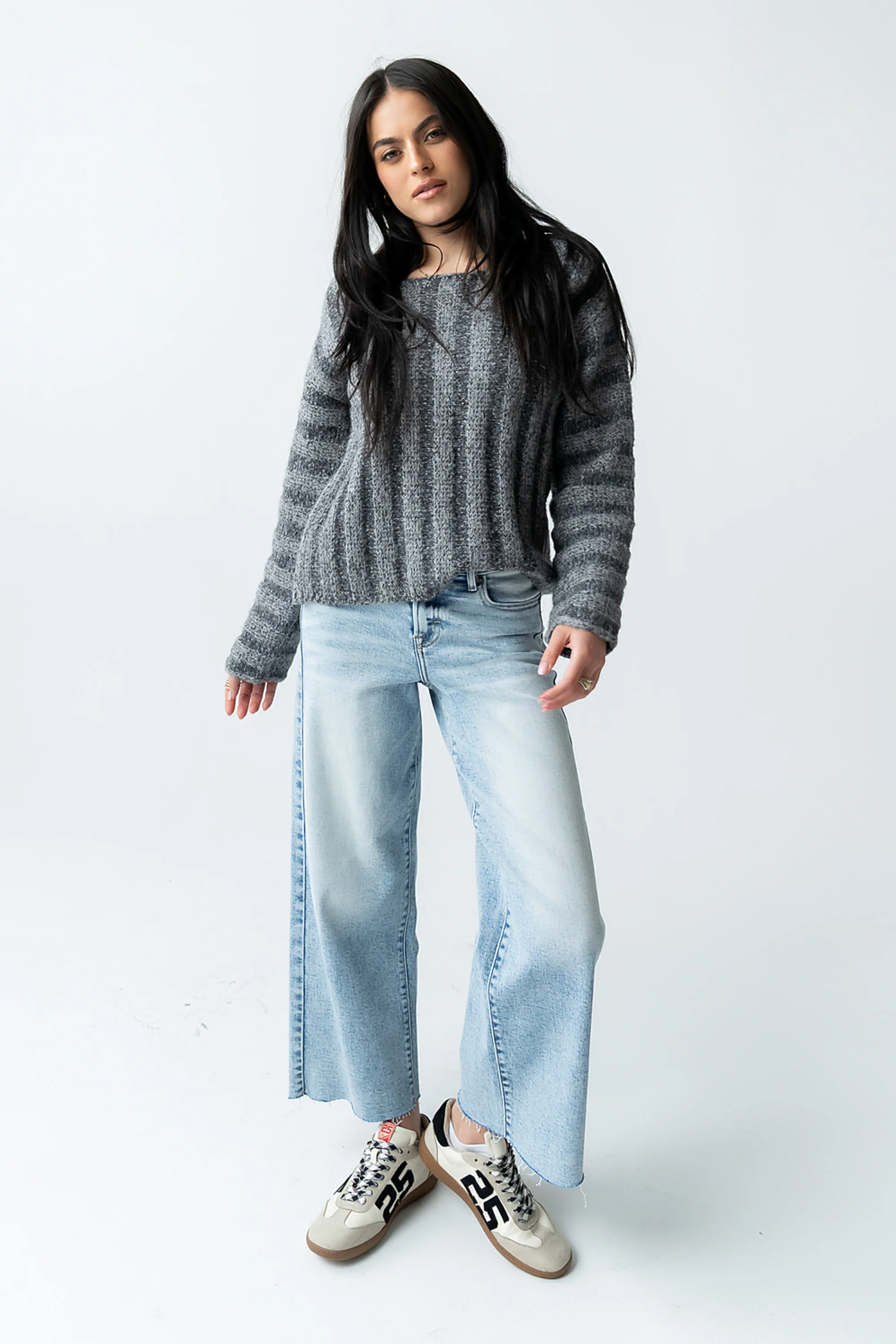 Colette Wide Leg Jeans in Light Wash - Image 5