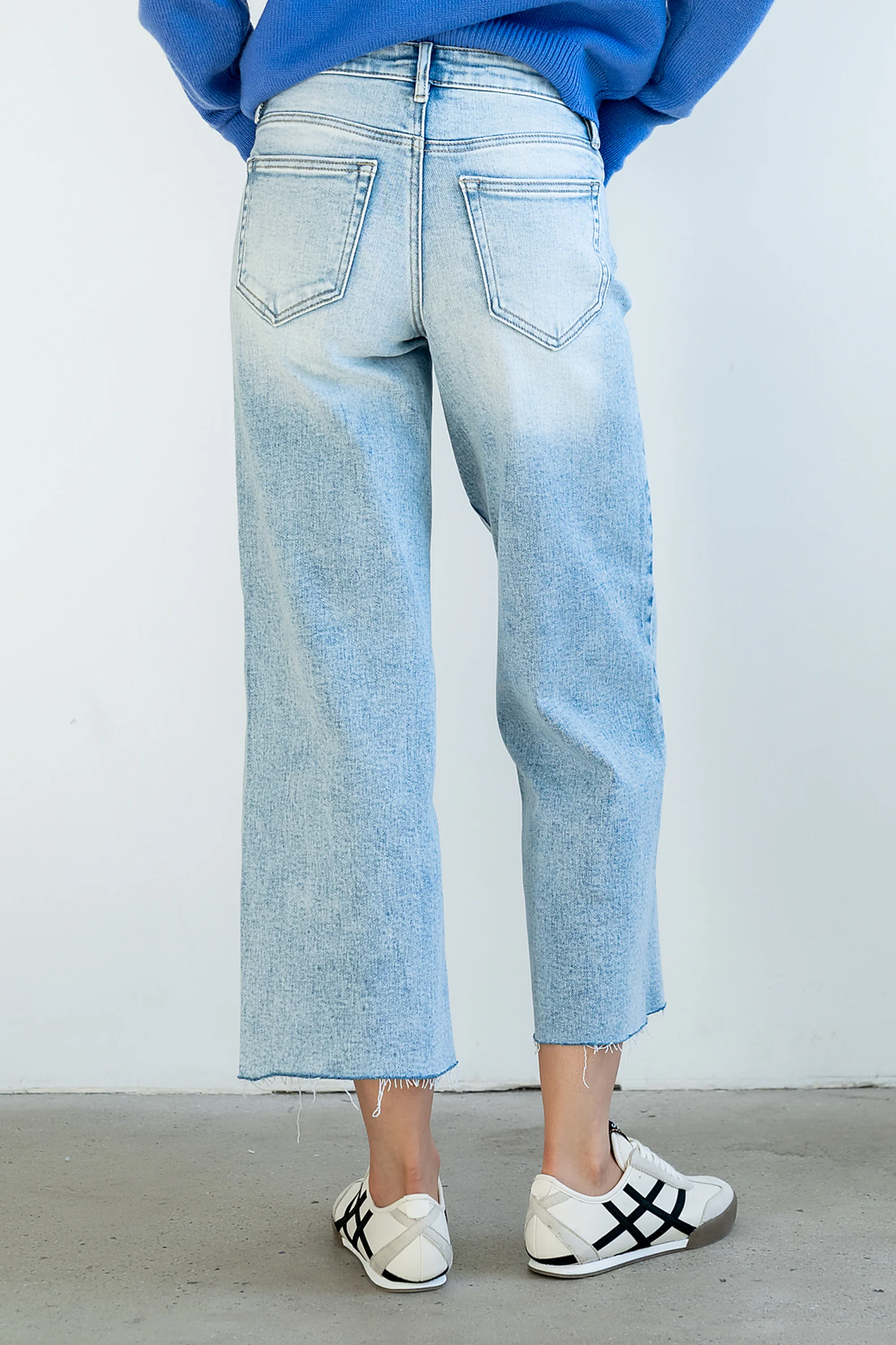 Colette Wide Leg Jeans in Light Wash - Image 8