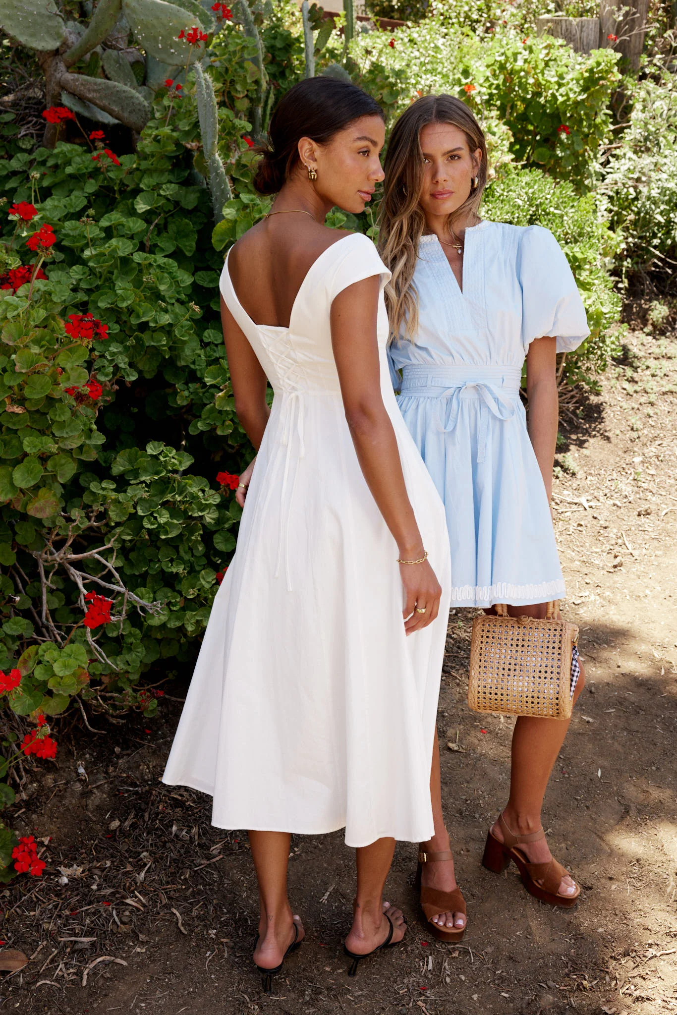 Colin Midi Dress in Cream - Image 5