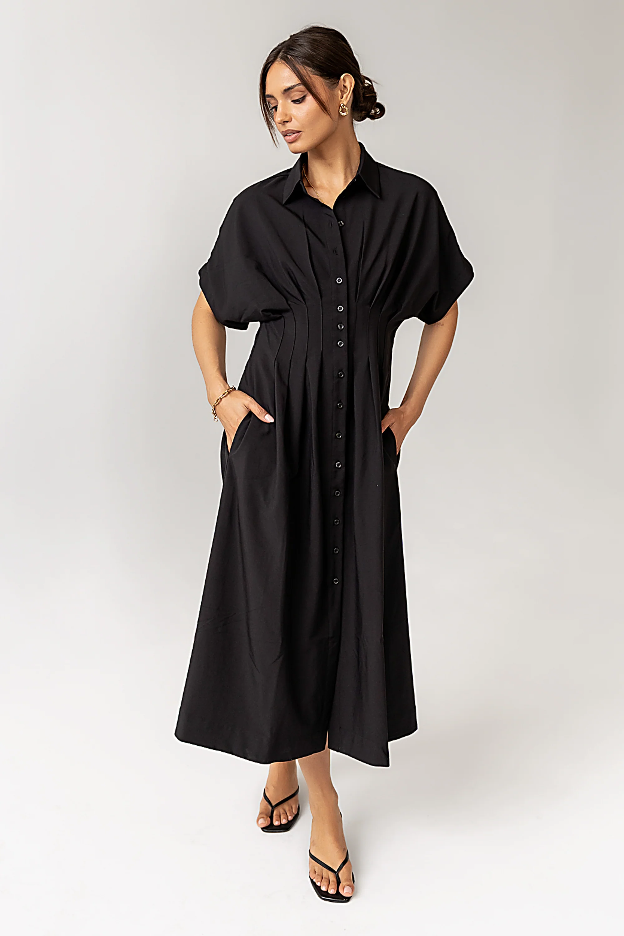 Collins Maxi Dress in Black - Image 10