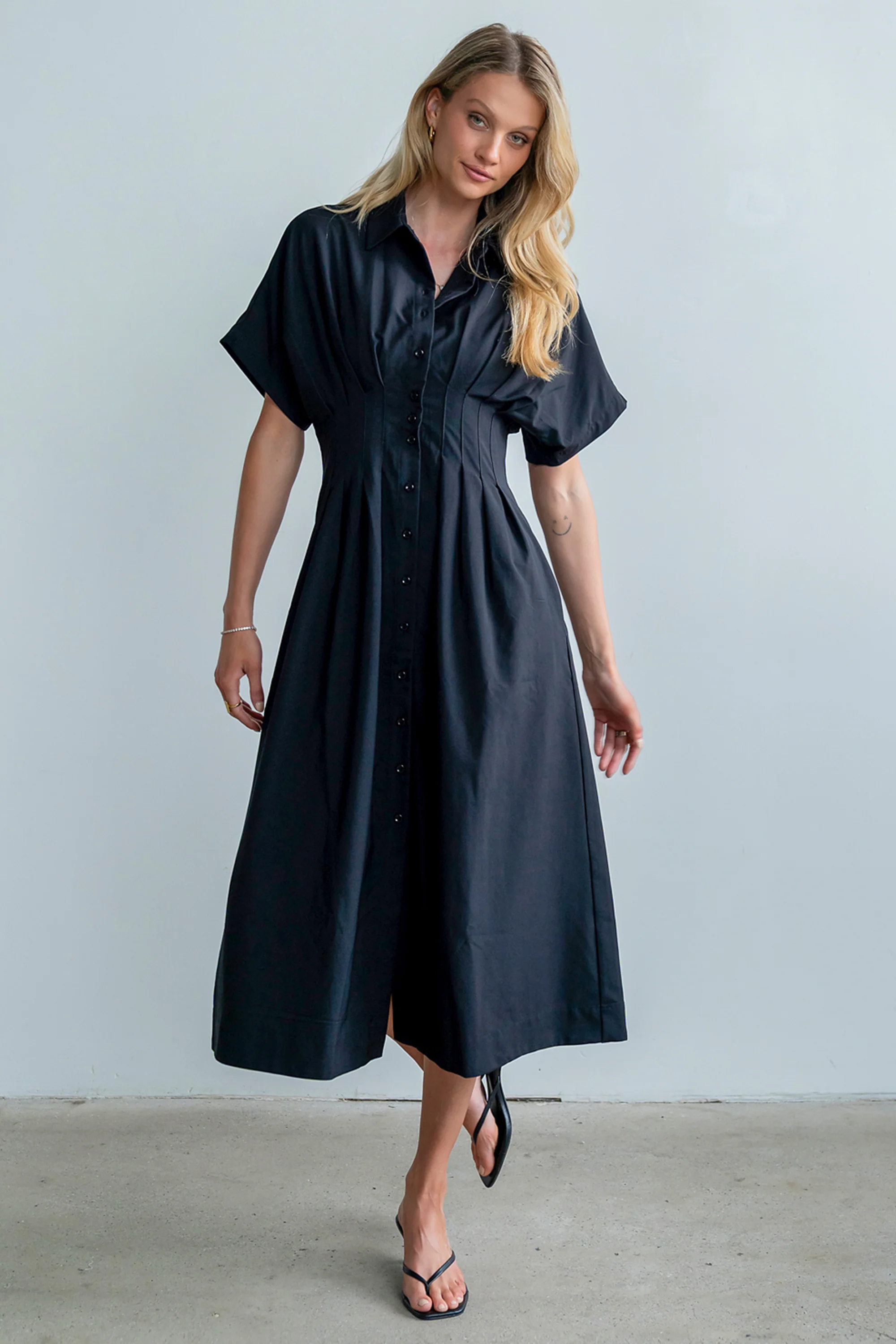 Collins Maxi Dress in Black - Image 8