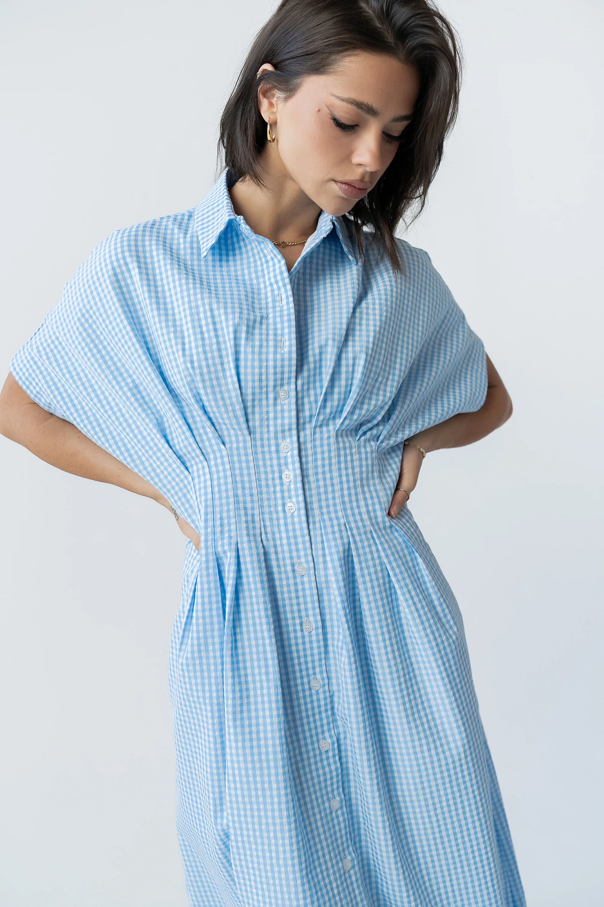 Collins Maxi Dress in Blue - Image 11