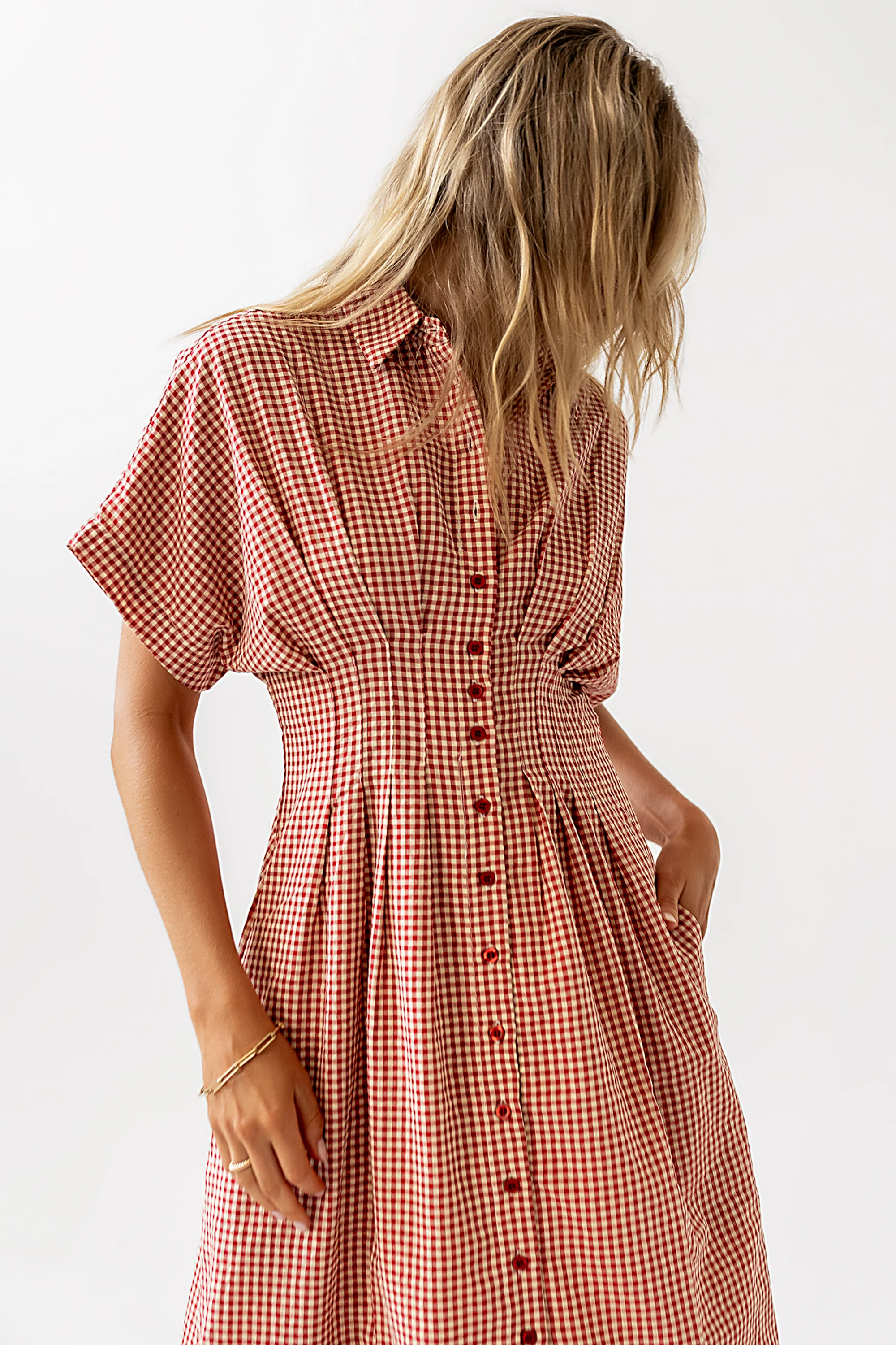 Collins Maxi Dress in Red - Image 4