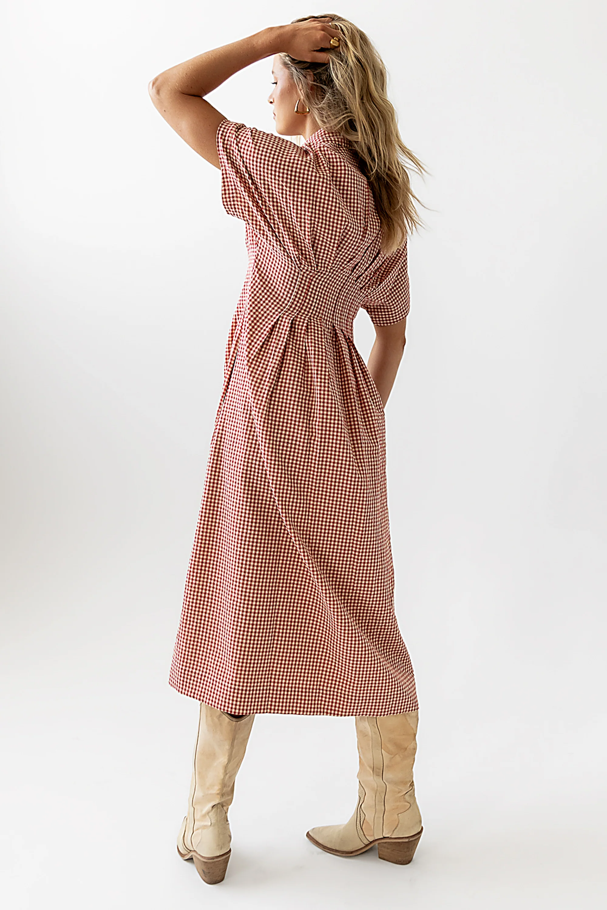 Collins Maxi Dress in Red - Image 7