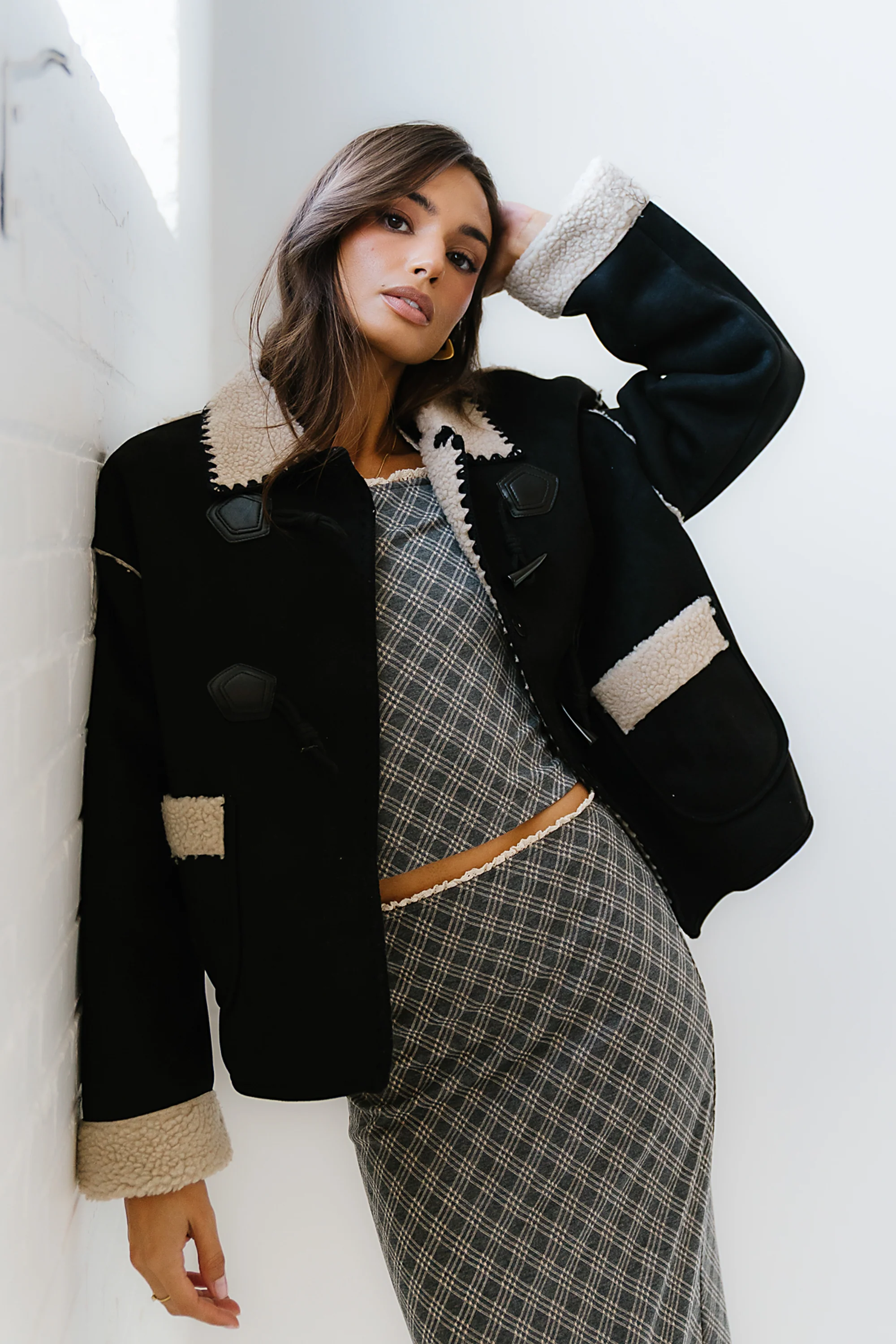 Collins Suede Jacket in Black - FINAL SALE