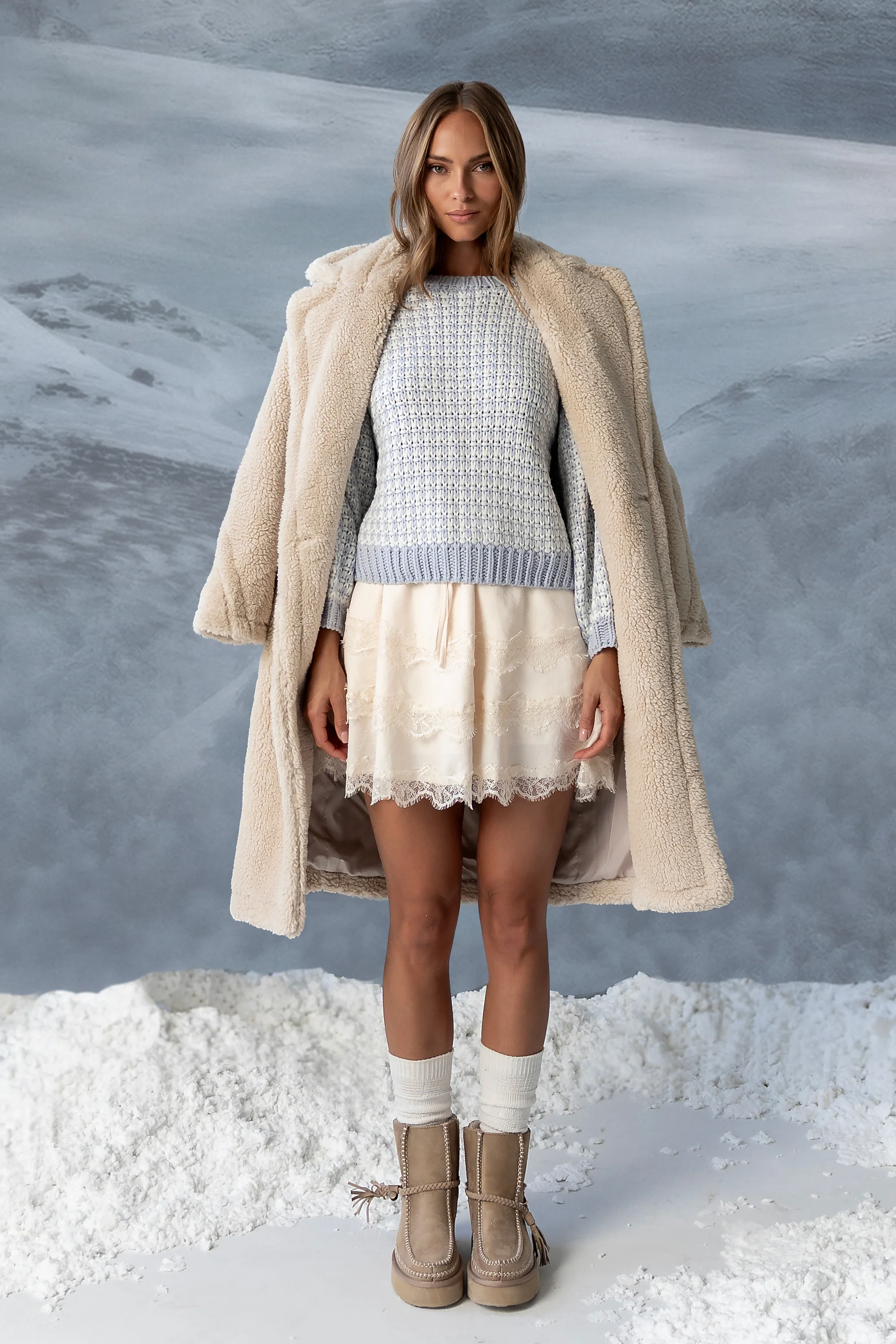 Conner Two Toned Sweater - FINAL SALE - Image 2