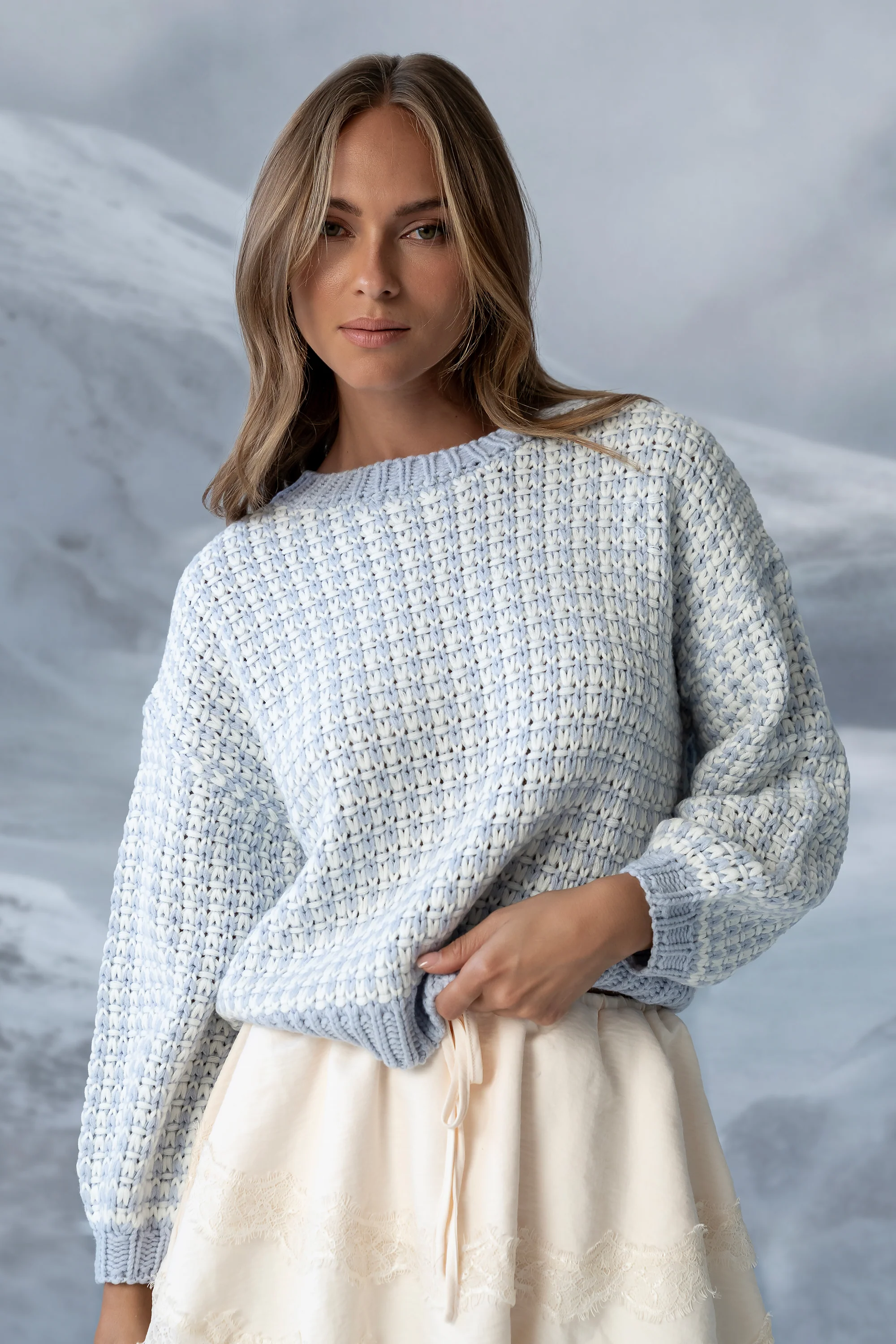 Conner Two Toned Sweater - FINAL SALE - Image 6