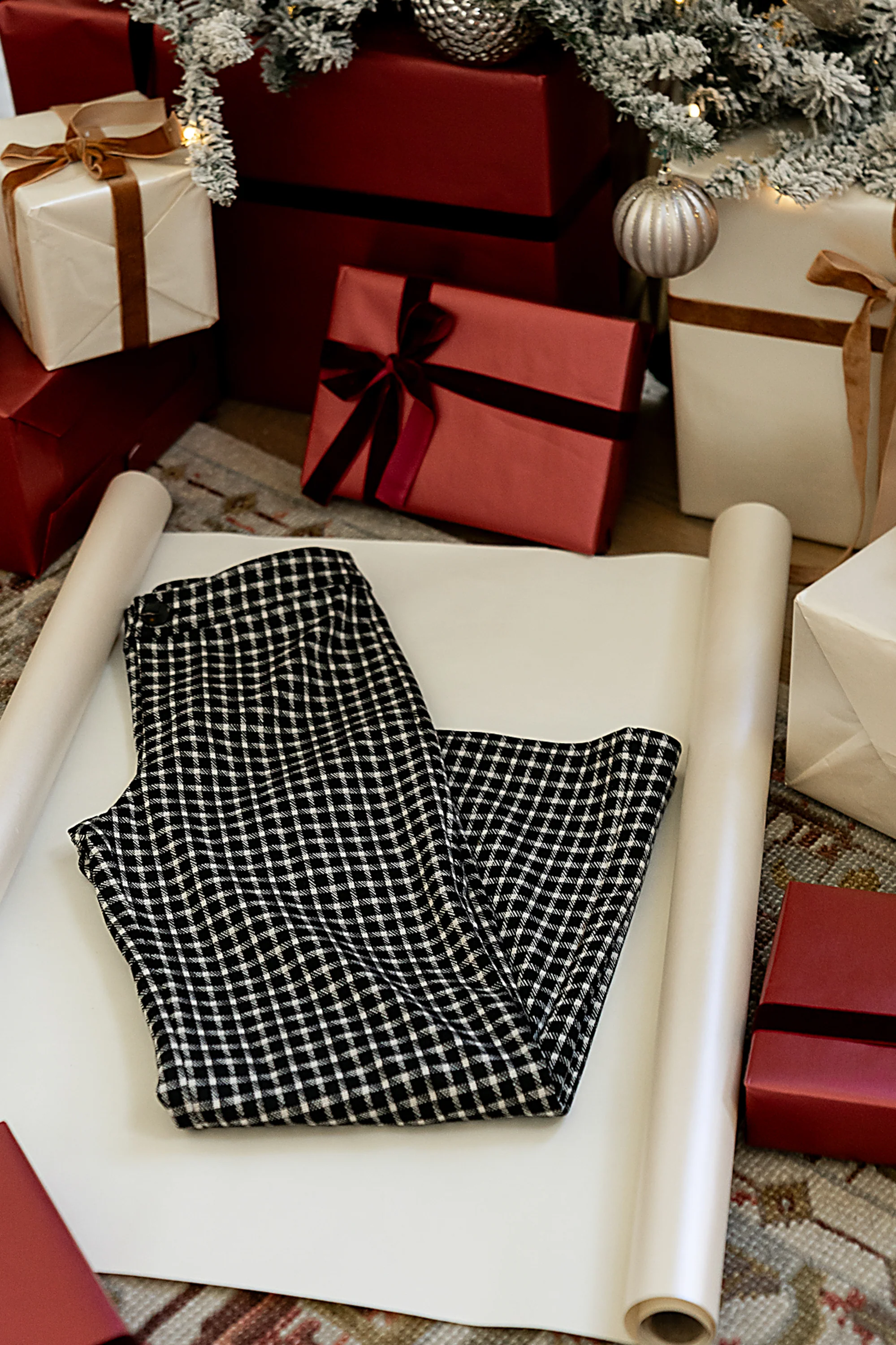 Constance Plaid Wide Leg Pants - FINAL SALE - Image 7
